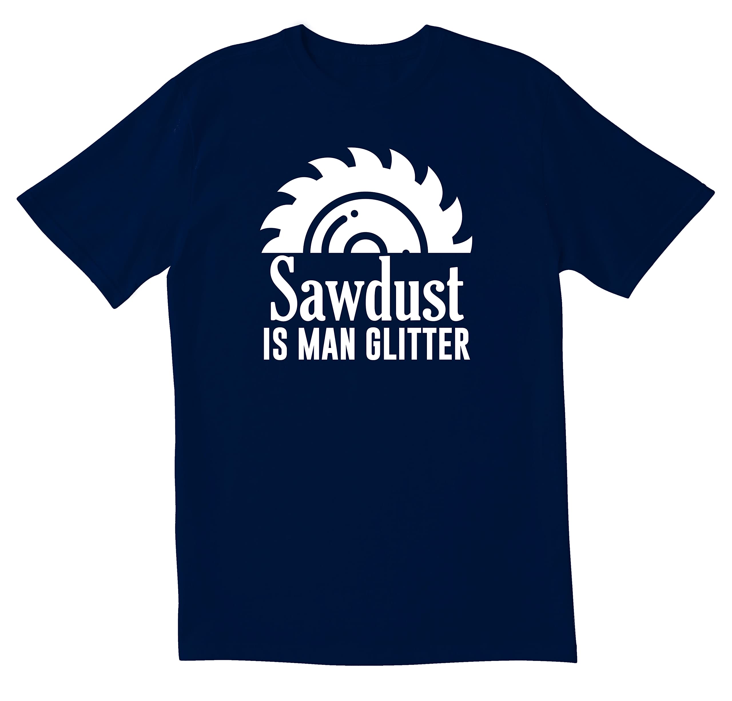 Swadust is Man Glitter - Funny Sarcastic Novelty T-Shirt for Men | Trendy Graphic Tee for Casual Wear, Parties & Gifts