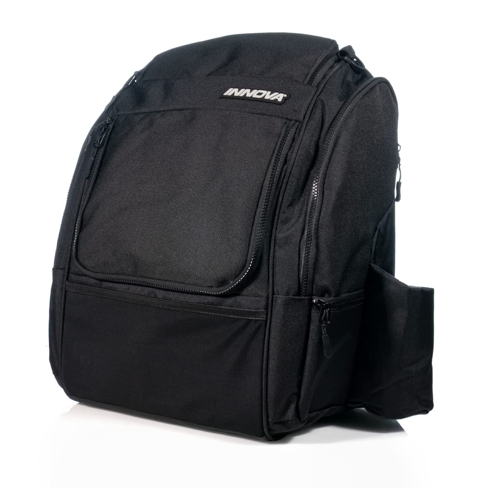 **Innova Discs Safari Pack Backpack - Durable Disc Golf Bag for Ultimate Frisbee Players (Black, One Size) - Perfect for Tournaments, Practice & Outdoor Adventures**