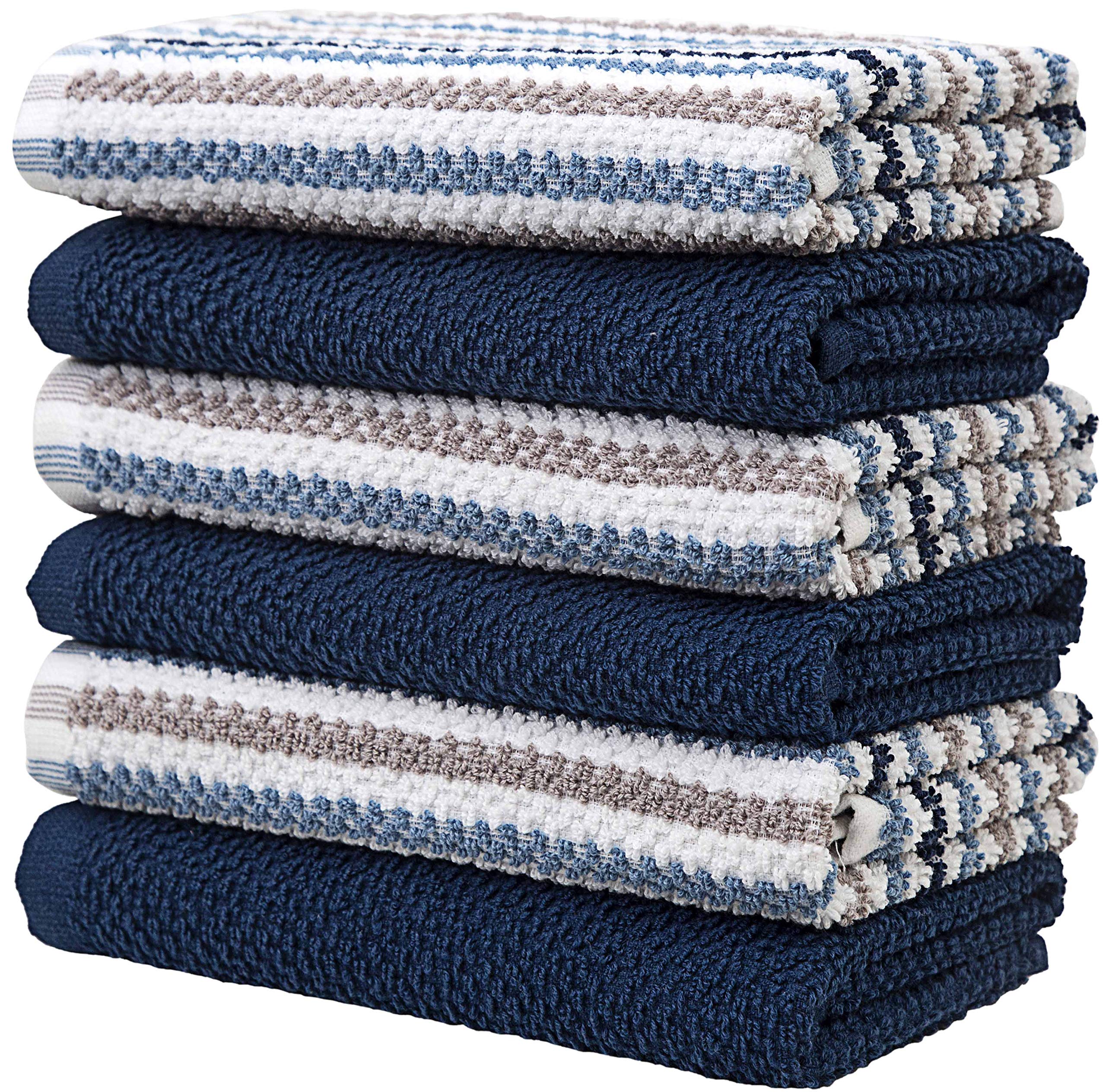 Premium Cotton Kitchen Towels Set of 6 (16