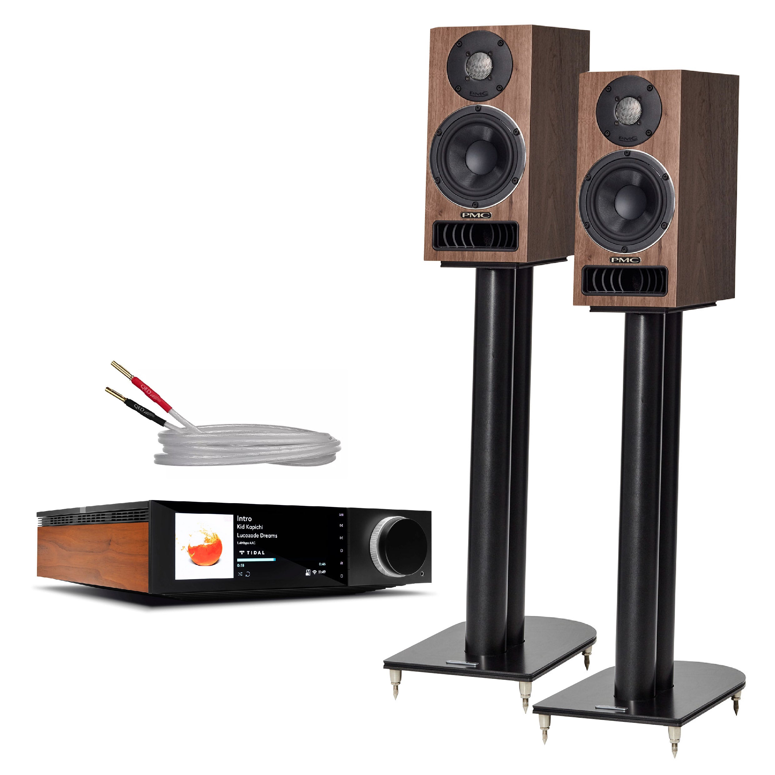 PMC Twenty5 21i Bookshelf Speakers & Integrated Amplifier Bundle - Premium Hi-Fi Audio System for Home Theater & Music Listening