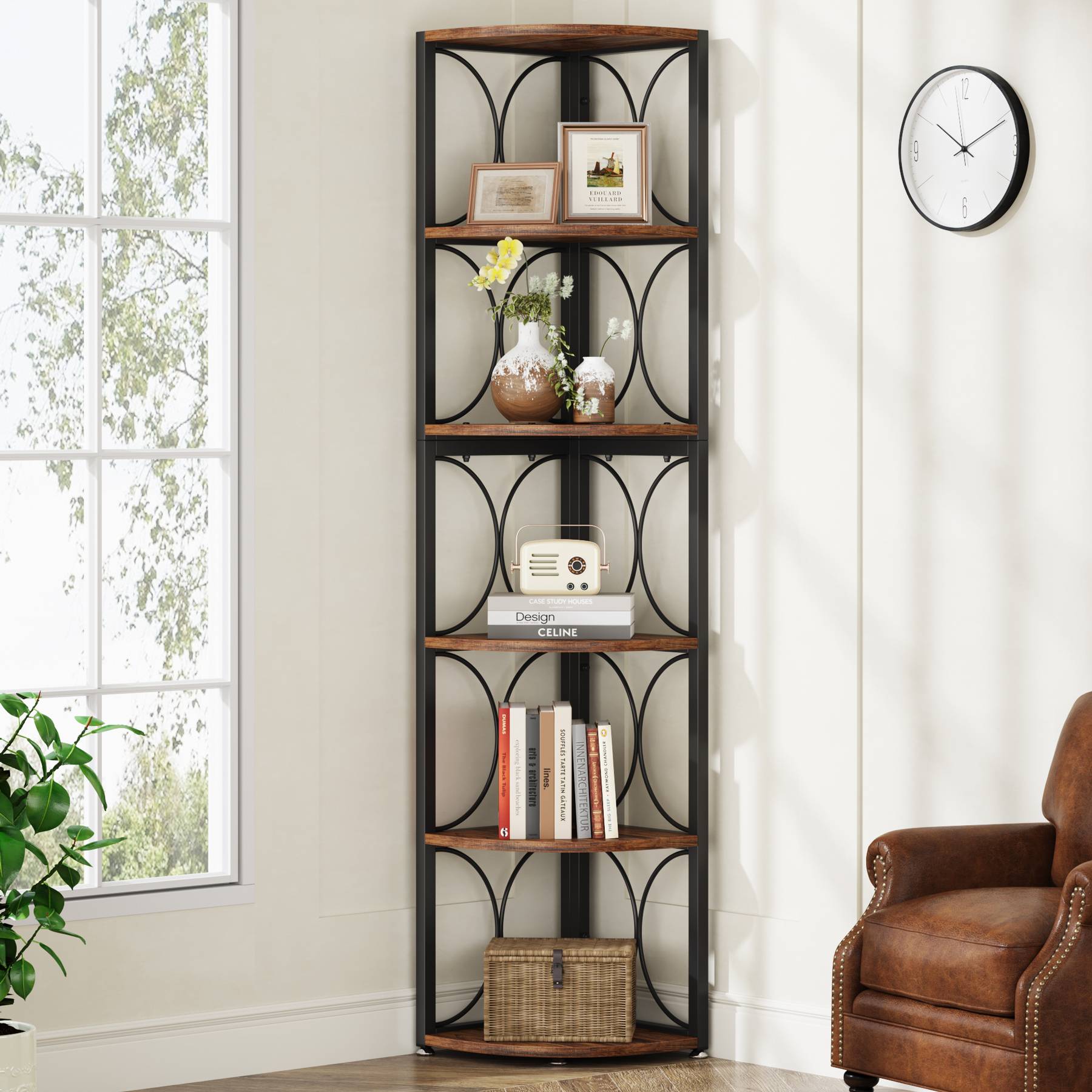 6 Tier Corner Shelf - Sturdy 67