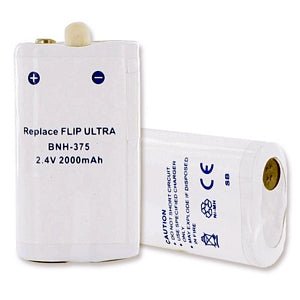 Flip Ultra NiMH 2.4V 2000mAh Rechargeable Batteries - Long Lasting Power for Digital Cameras, Flashlights & Electronic Devices