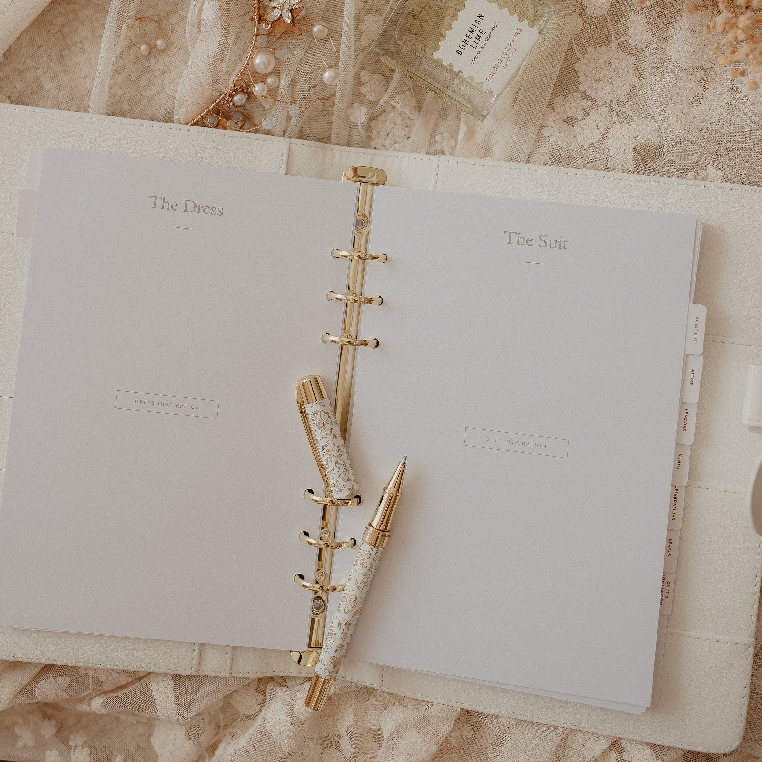 Luxury Wedding Planner Organizer - Elegant Ivory Design for Brides, Wedding Planning & Event Coordination | Perfect for Bridal Showers, Rehearsal Dinners & Wedding Day