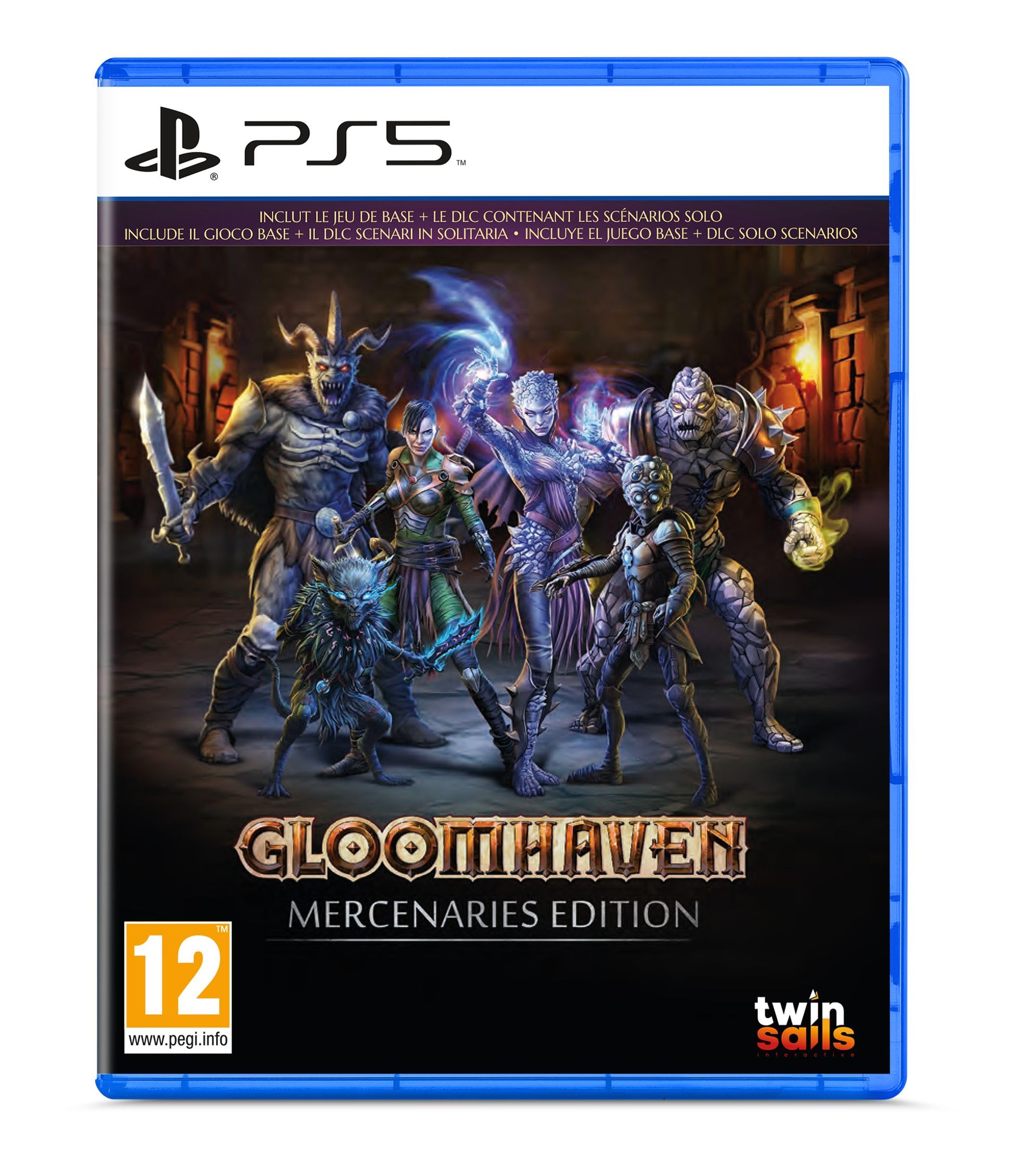 Gloomhaven: Mercenaries Edition - PlayStation 5 (PS5) | Epic Fantasy Board Game RPG Adventure | Perfect for Game Nights & Strategy Lovers