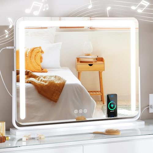 White-360° Rotation & Bluetooth