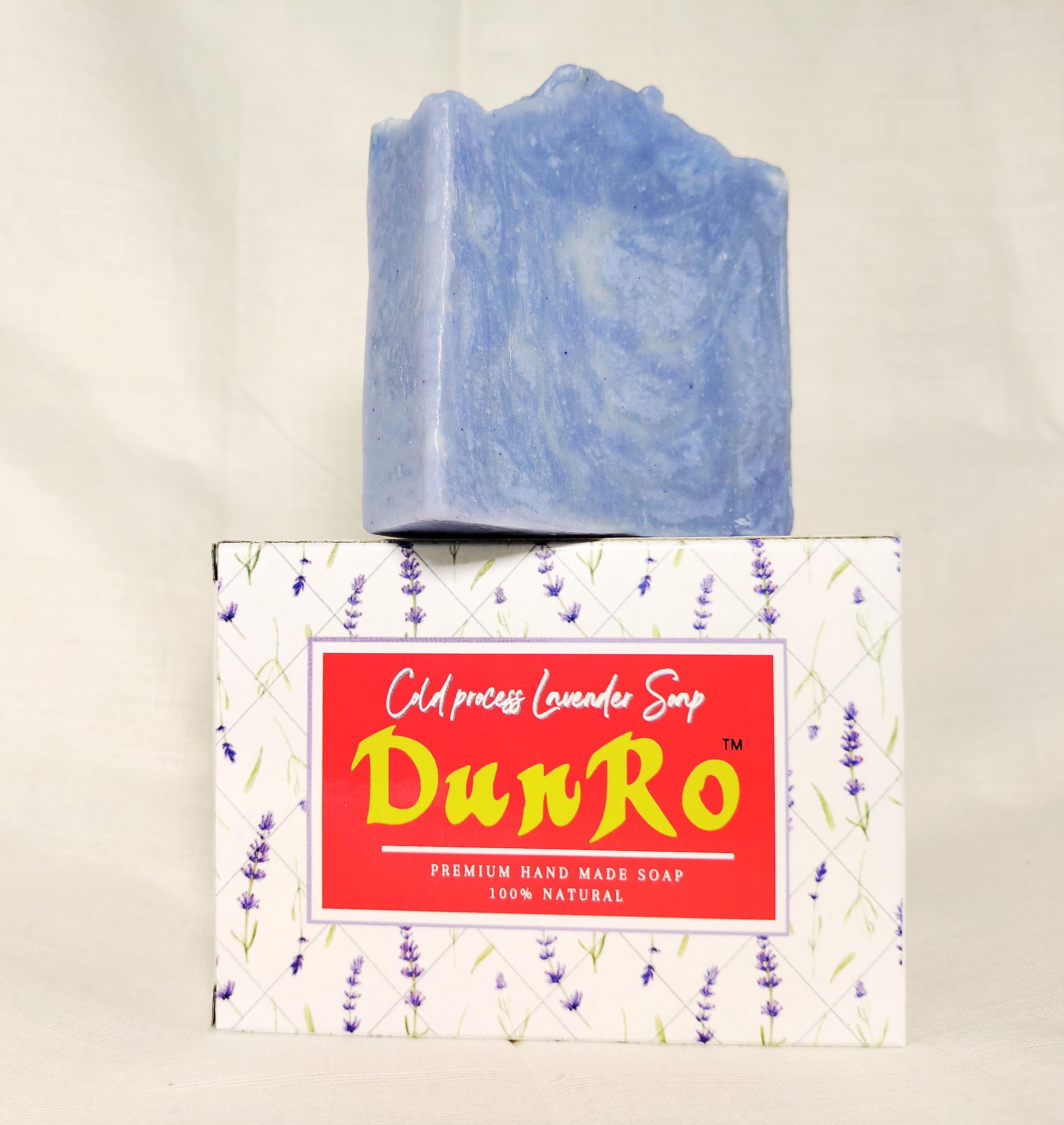 Organic Cold Process Lavender Soap Bar - Handmade with Essential Oils for Dry & Sensitive Skin - Perfect for Relaxation, Bath & Gift Giving