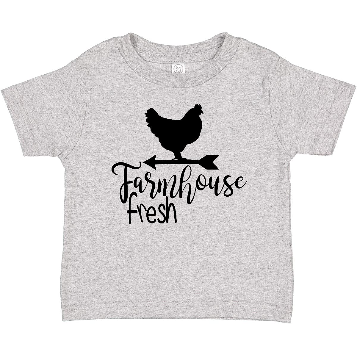 Inktastic Farmhouse Fresh Chicken Graphic Baby T-Shirt - Cute Farm Animal Outfit for Toddlers & Infants - Perfect for Playdates, Photo Shoots & Everyday Wear