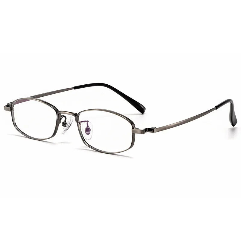 Aror Women's Full Rim Small Oval Square Titanium Eyeglasses Frame - Lightweight Durable Titanium Glasses for Women, Fashionable Square Eyewear for Work, Reading & Everyday Use
