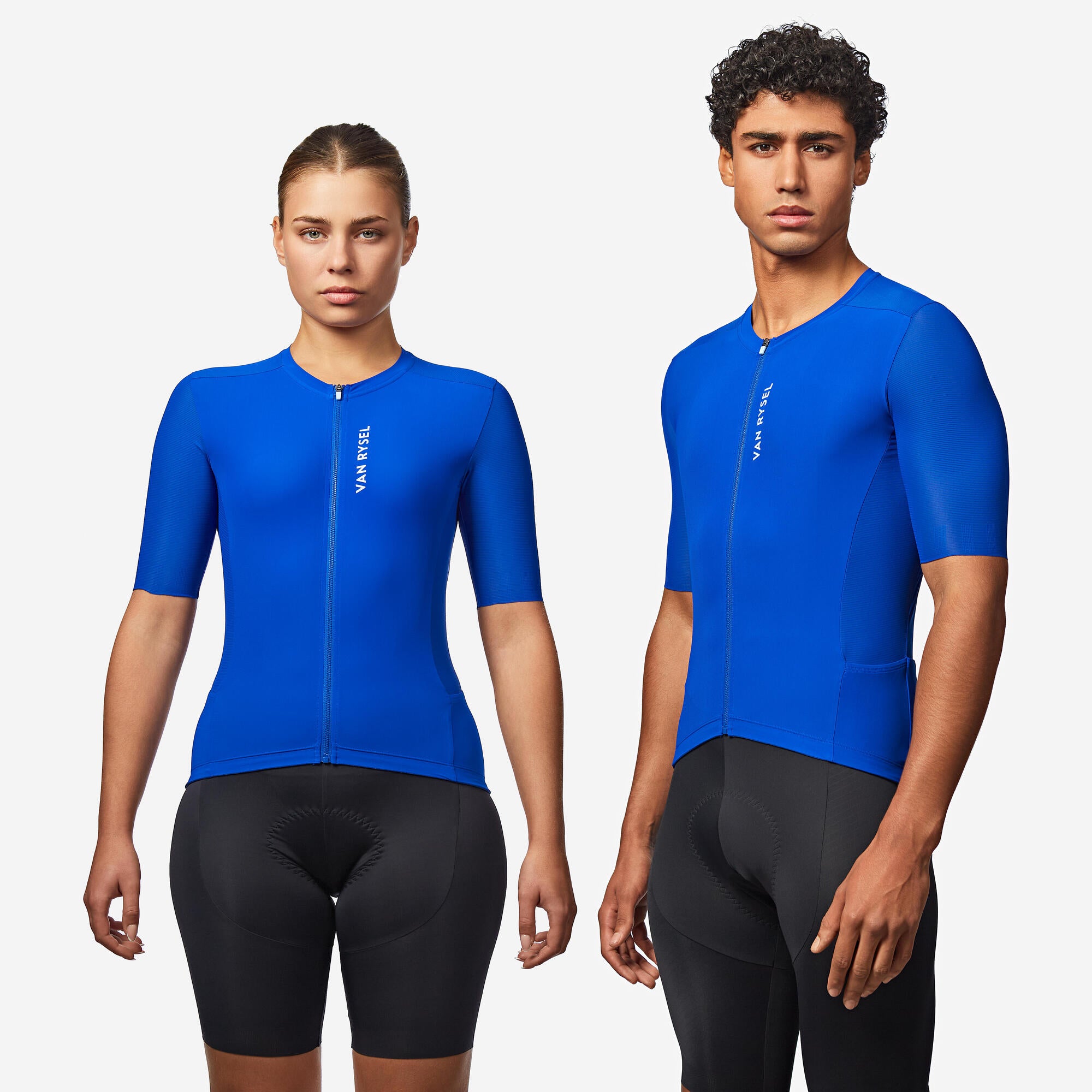 Van Rysel Unisex RCR 2 Short Sleeve Cycling Jersey - Breathable & Quick-Dry for Road Biking & Training - Perfect for Men & Women Cyclists