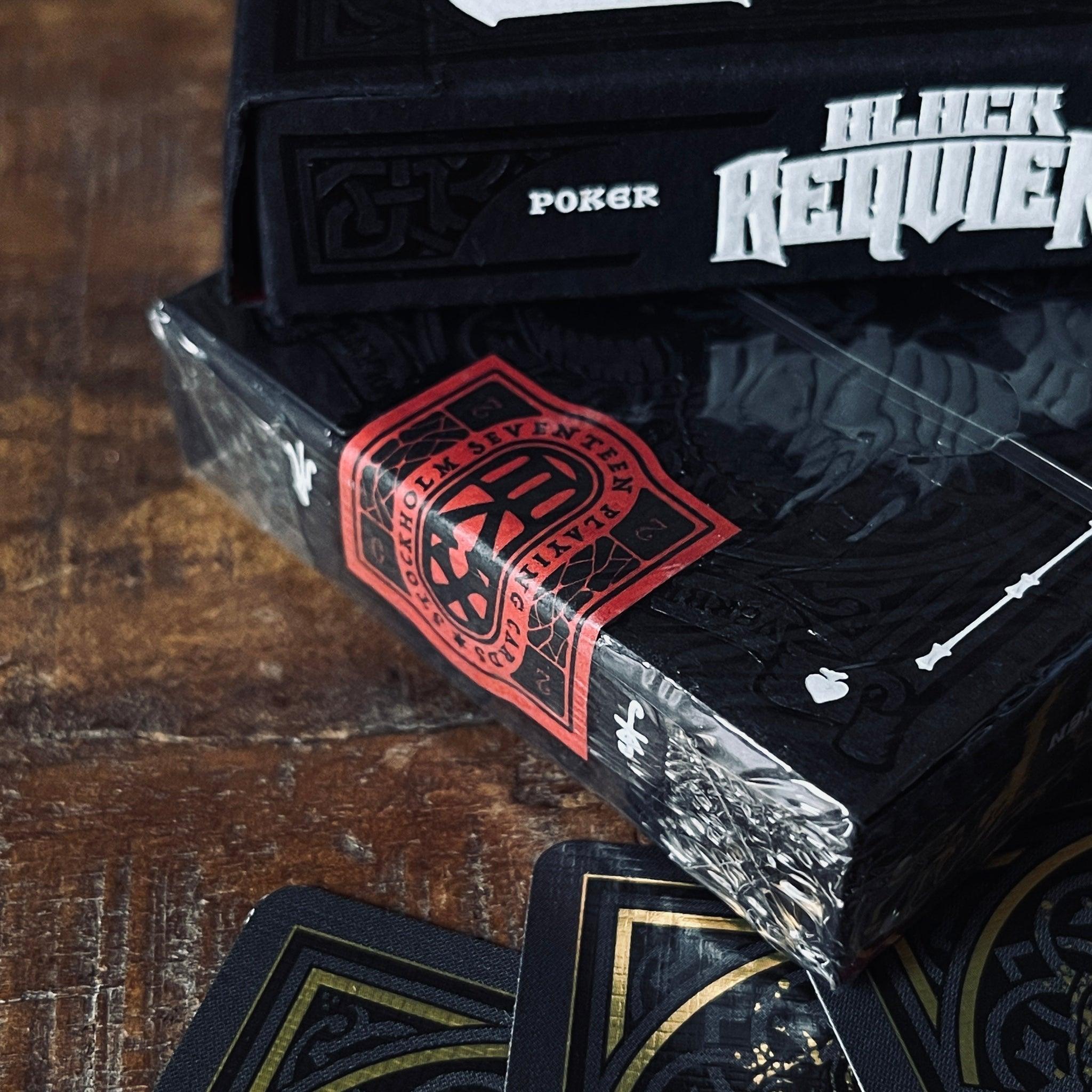 Black Requiem Counterspell Playing Cards - Premium Gothic Magic Themed Deck for Collectors & Card Games | Perfect for Poker, Magic Tricks & Game Nights