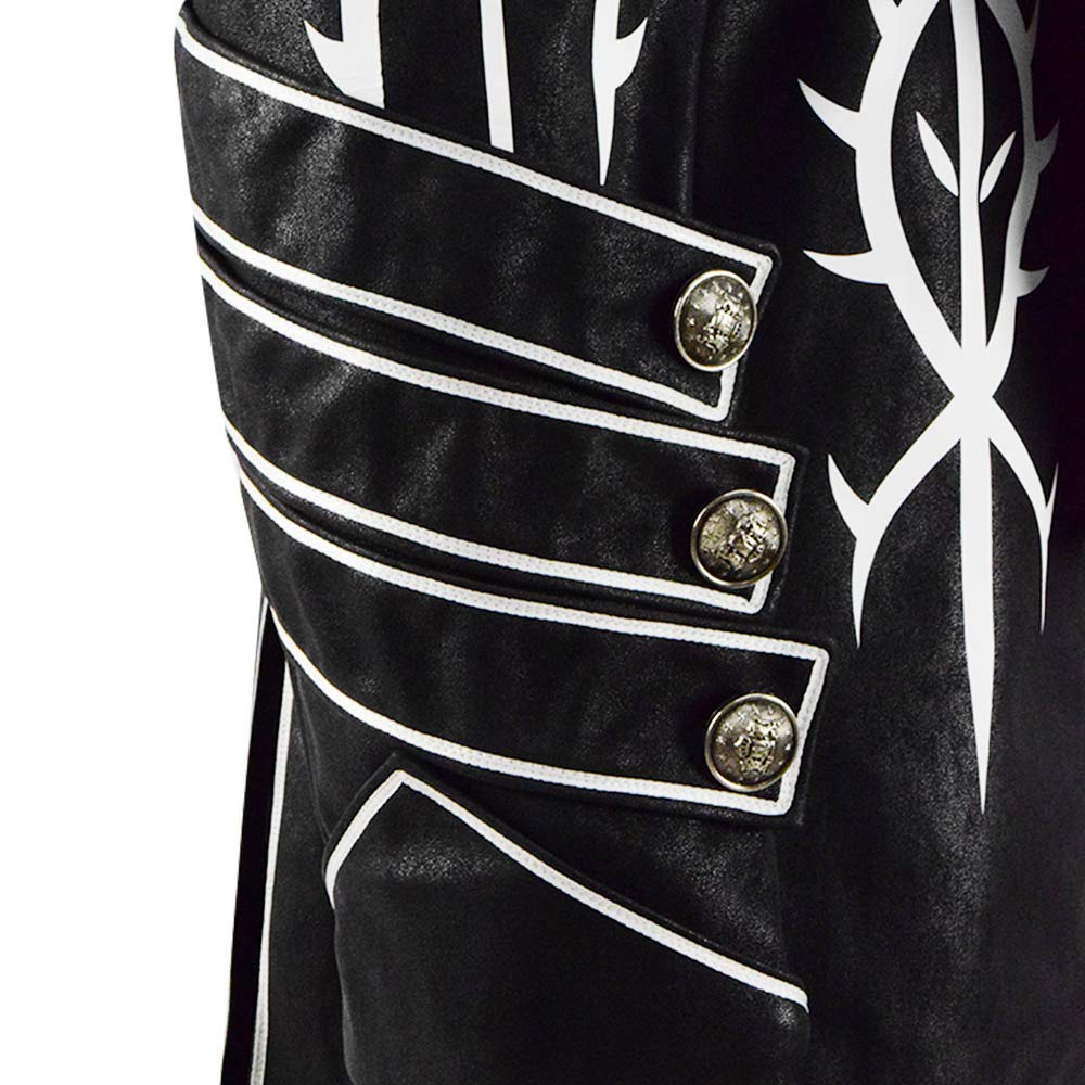 Vergil Cosplay Costume for Men - Devil May Cry DMC Game Character Halloween Outfit Full Set | Perfect for Cosplay, Halloween Parties & Anime Conventions