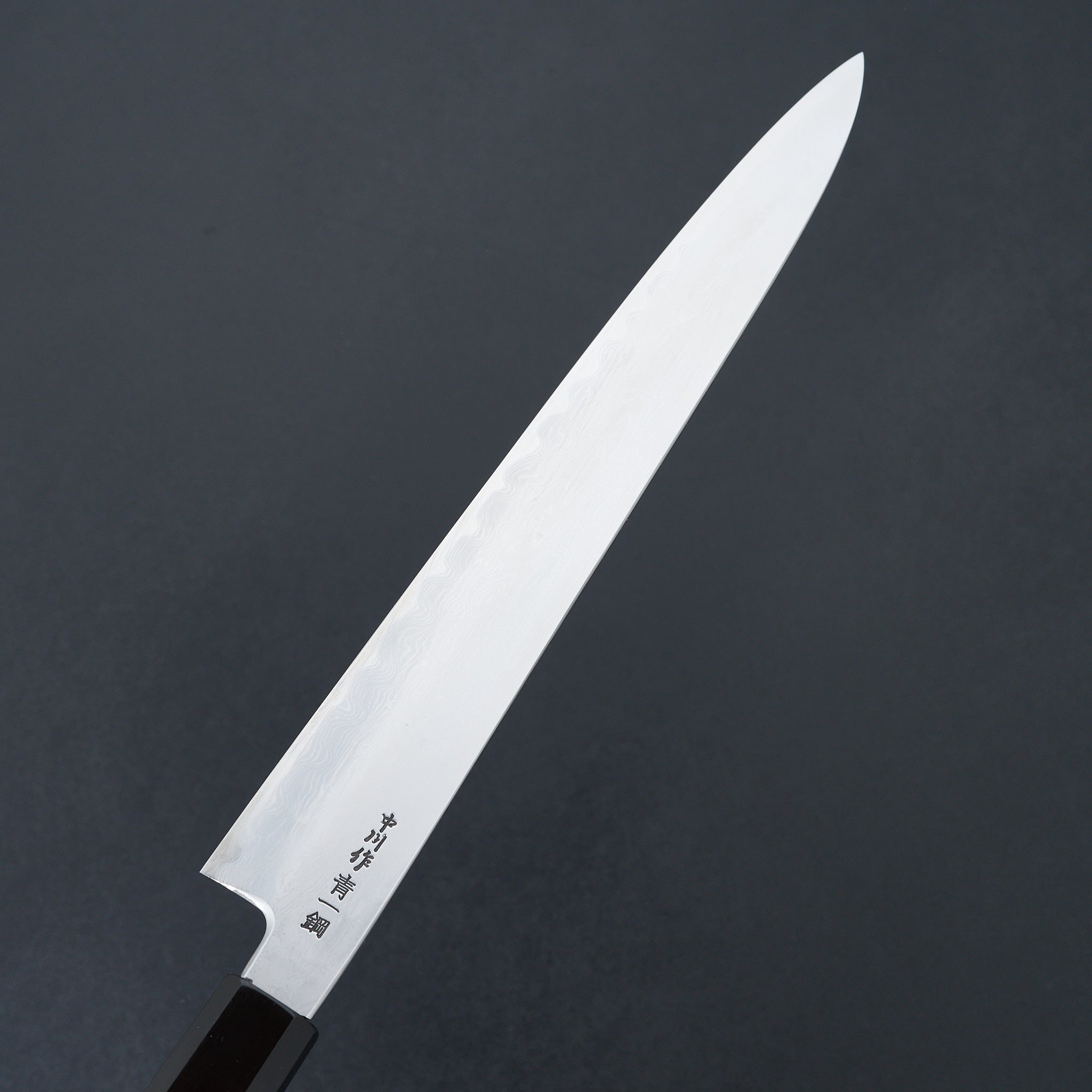 Premium Hatsukokoro Satoshi Nakagawa Blue #1 Damascus Sujihiki Knife 270mm - Japanese Chef Knife for Slicing Meat, Sushi & Precision Cutting - Perfect for Professional Chefs & Home Cooks