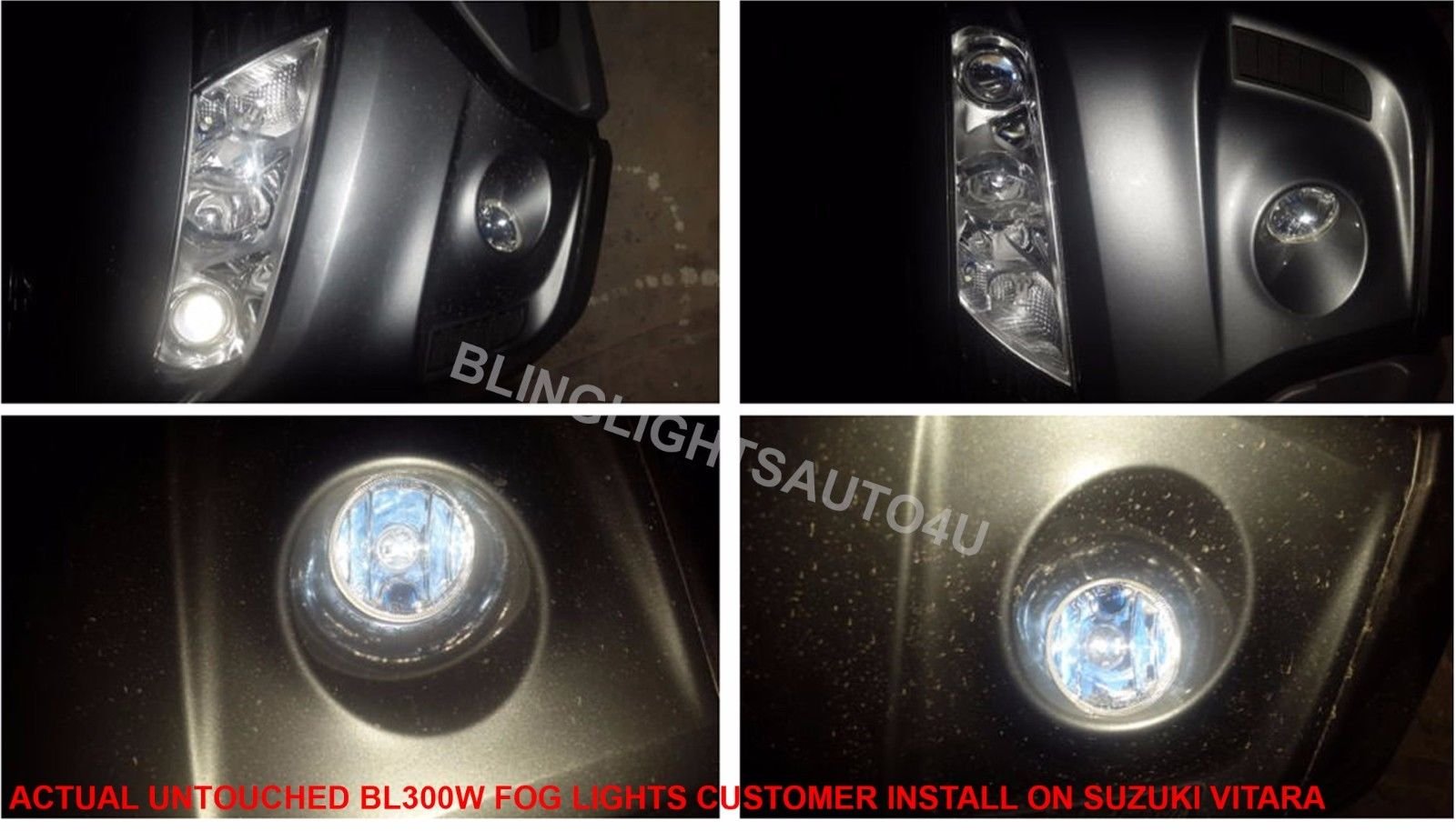 2005-2019 Suzuki Grand Vitara LED Fog Lights Kit - Durable & Waterproof Replacement - Perfect for Night Driving & Off-Road Adventures