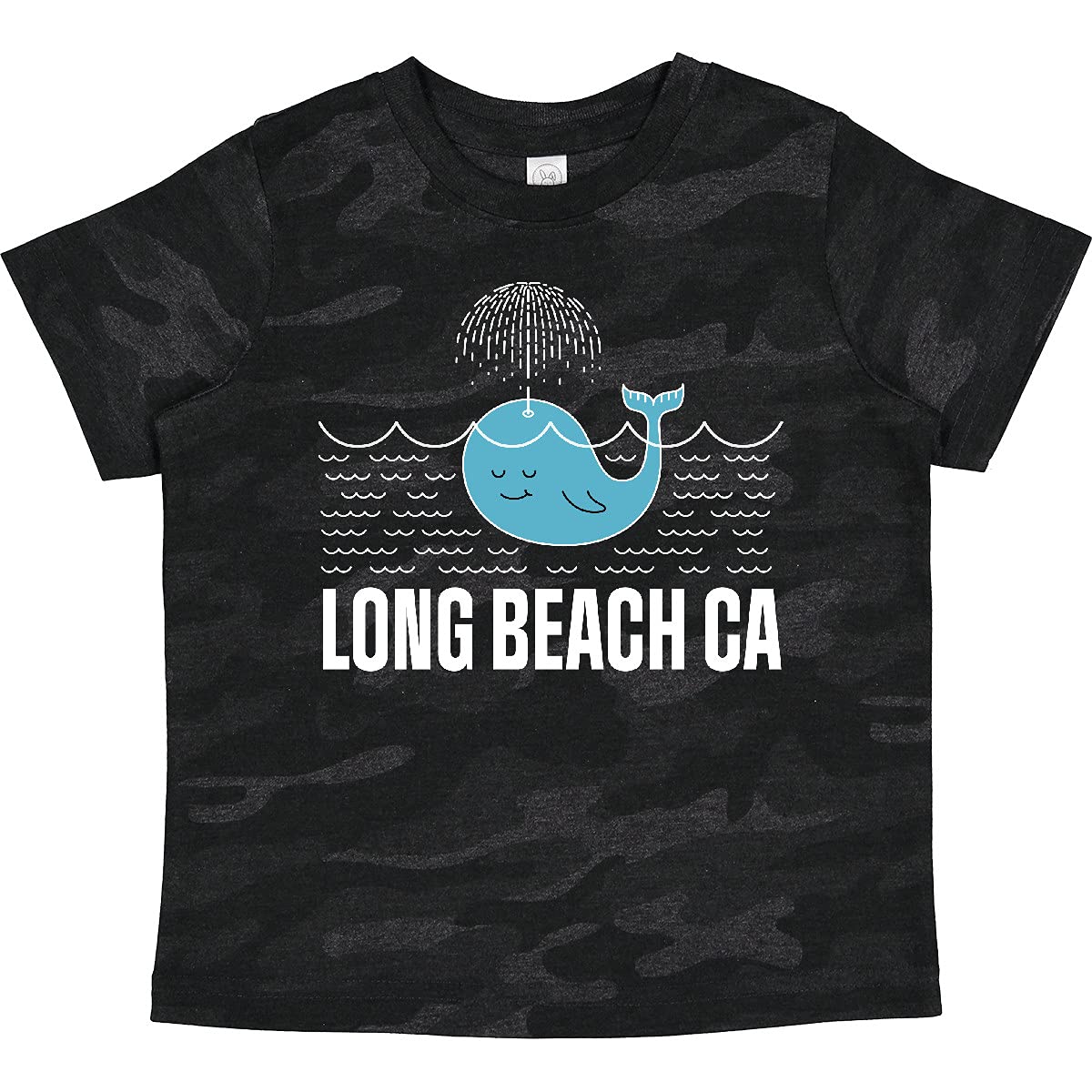Inktastic Long Beach California Vacation Toddler T-Shirt - Cute Graphic Tee for Boys & Girls - Soft Cotton Toddler Shirt for Beach Trips, Family Vacations & Summer Outfits