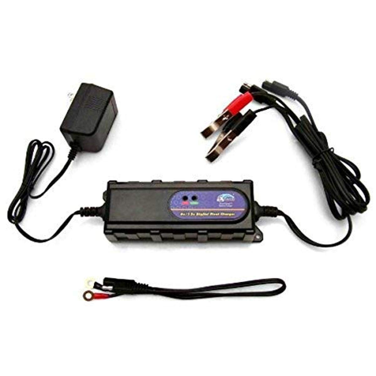 Keep It Clean 9264 Advanced Digital Battery Charger & Maintainer - 12V/6V Smart Charger for Cars, Motorcycles, Boats & RVs - Perfect for Winter Storage & Long-Term Maintenance
