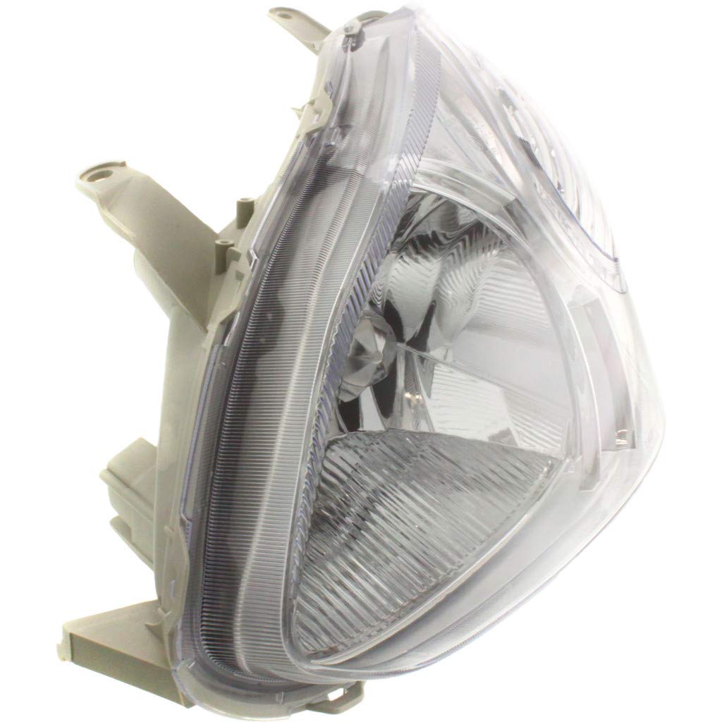 2003-2005 Toyota ECHO Driver Side Headlight Assembly with Bulbs - Compatible with TO2518102 | Durable Replacement Car Lights for Night Driving & Enhanced Visibility