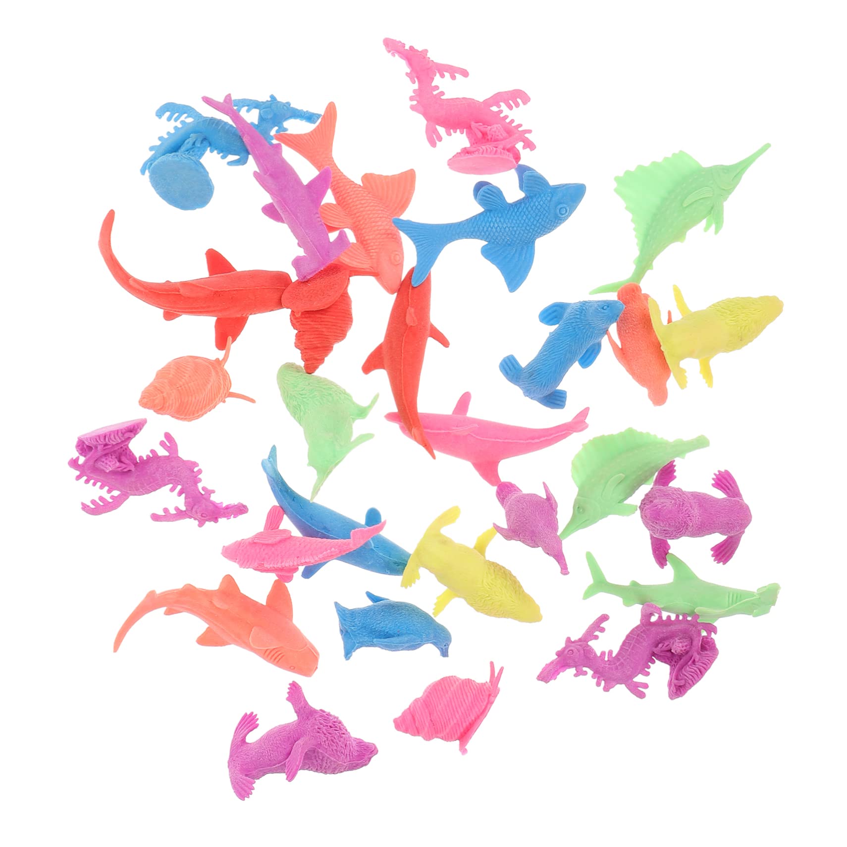 Totority 2 Pack Water Growing Animals - Mini Sea Creature Toys for Kids, Ocean Party Favors, Fun Bath & Pool Toys for Toddlers (Dolphin, Turtle, Shark) - Perfect for Birthday Gifts, Classroom Rewards & Sensory Play