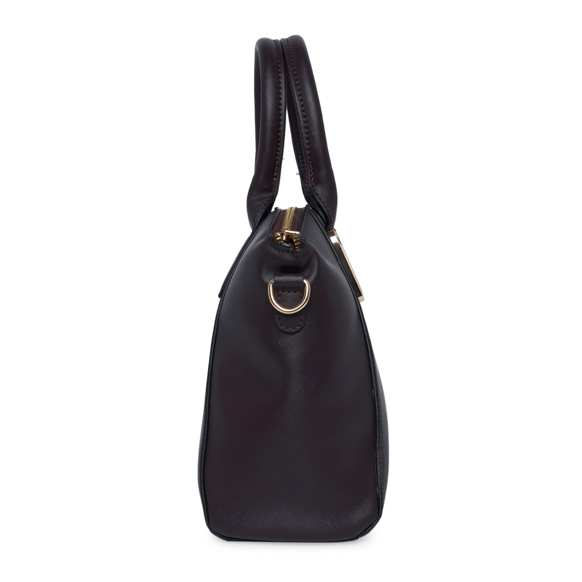 Lavie Pamela Women's Leather Satchel Handbag - Stylish Crossbody Shoulder Bag for Work, Travel & Everyday Use