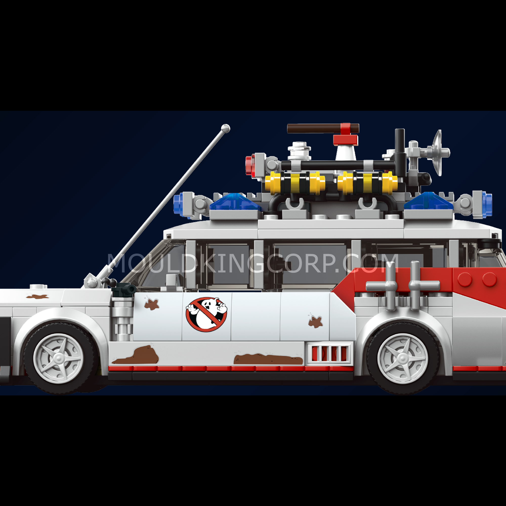 Mould King 10021S Ghost Bus Model Building Set - 636 PCS Bricks, Haunted Bus Toy for Kids & Adults, Perfect for Halloween Decor & Collectors - Creative Building Blocks for Home Display & Gift Giving