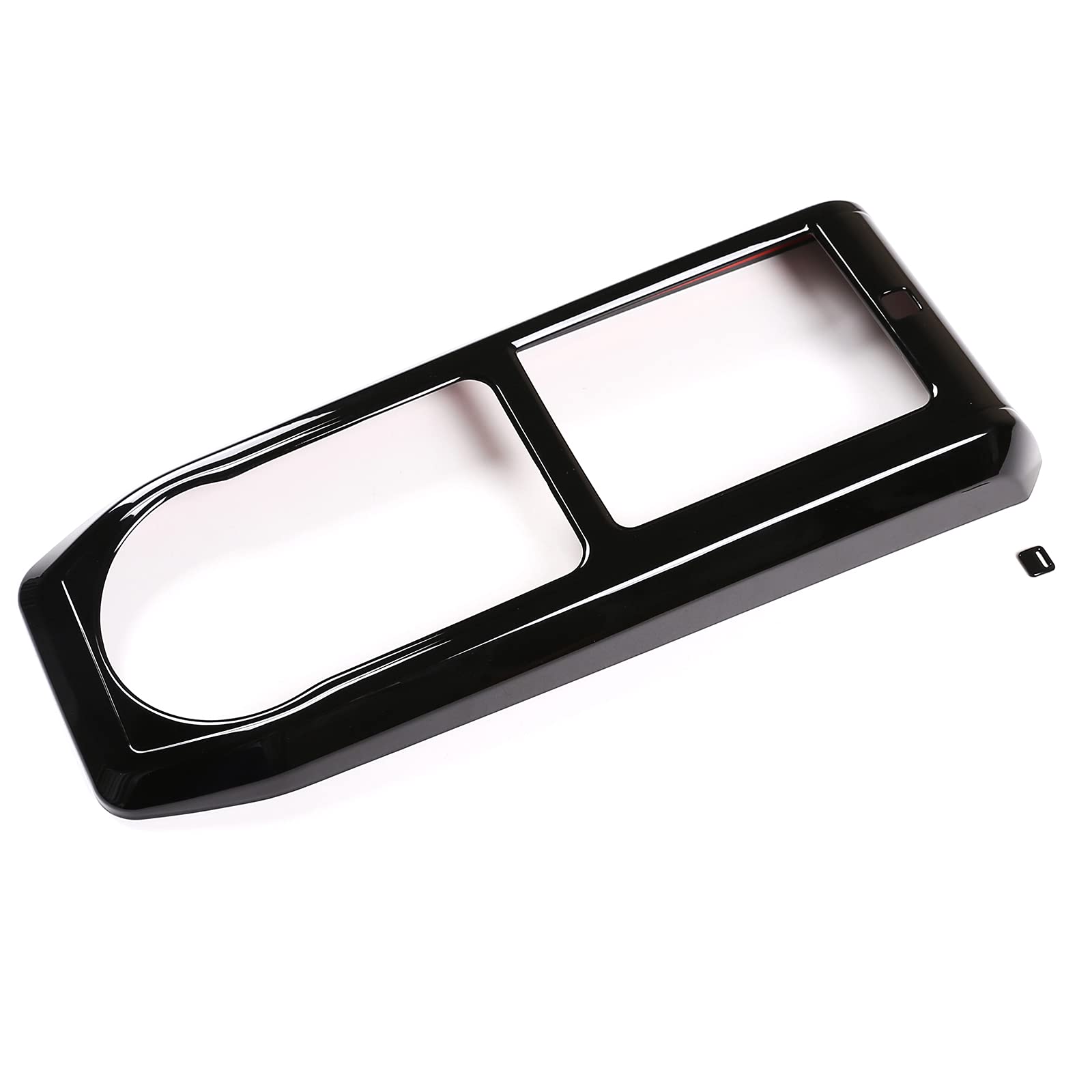 Premium ABS Gear Shift Panel Trim Frame for Toyota Tacoma 2015-2023 - Black Protective Cup Holder Cover Accessory | Durable Interior Upgrade for Off-Road & Daily Driving