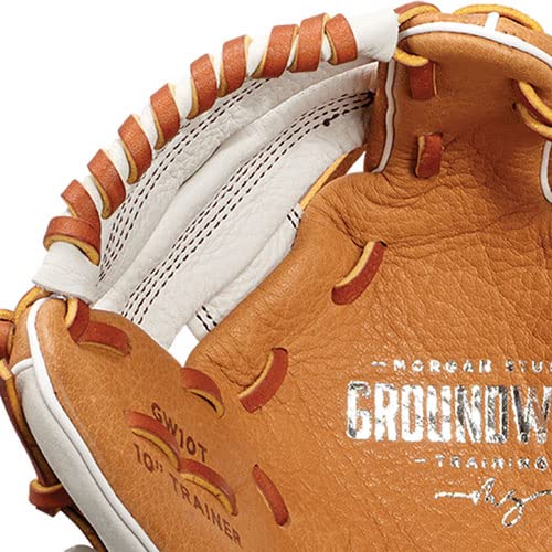 Easton Groundwork Fastpitch Softball Training Glove - Morgan Stuart Model for Youth & Adult Players | Durable Leather Practice Glove for Fielding, Catching & Softball Drills | Multiple Sizes & Styles Available