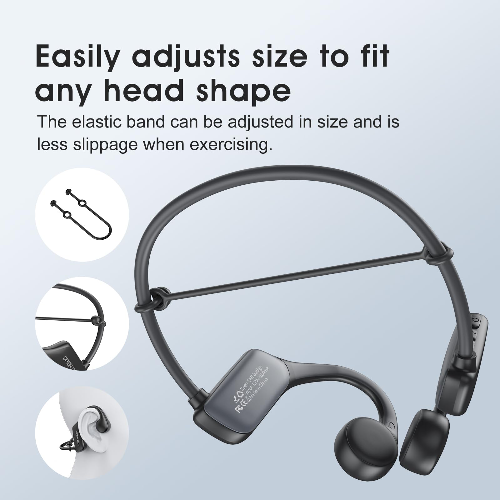 Bone Conduction Headphones for Swimming - IP68 Waterproof Wireless Bluetooth 5.3 Headset with 32GB MP3 Player | Open Ear Sports Earphones for Swimming, Running, Cycling & Driving | Perfect for Pool Workouts, Gym Training & Outdoor Activities
