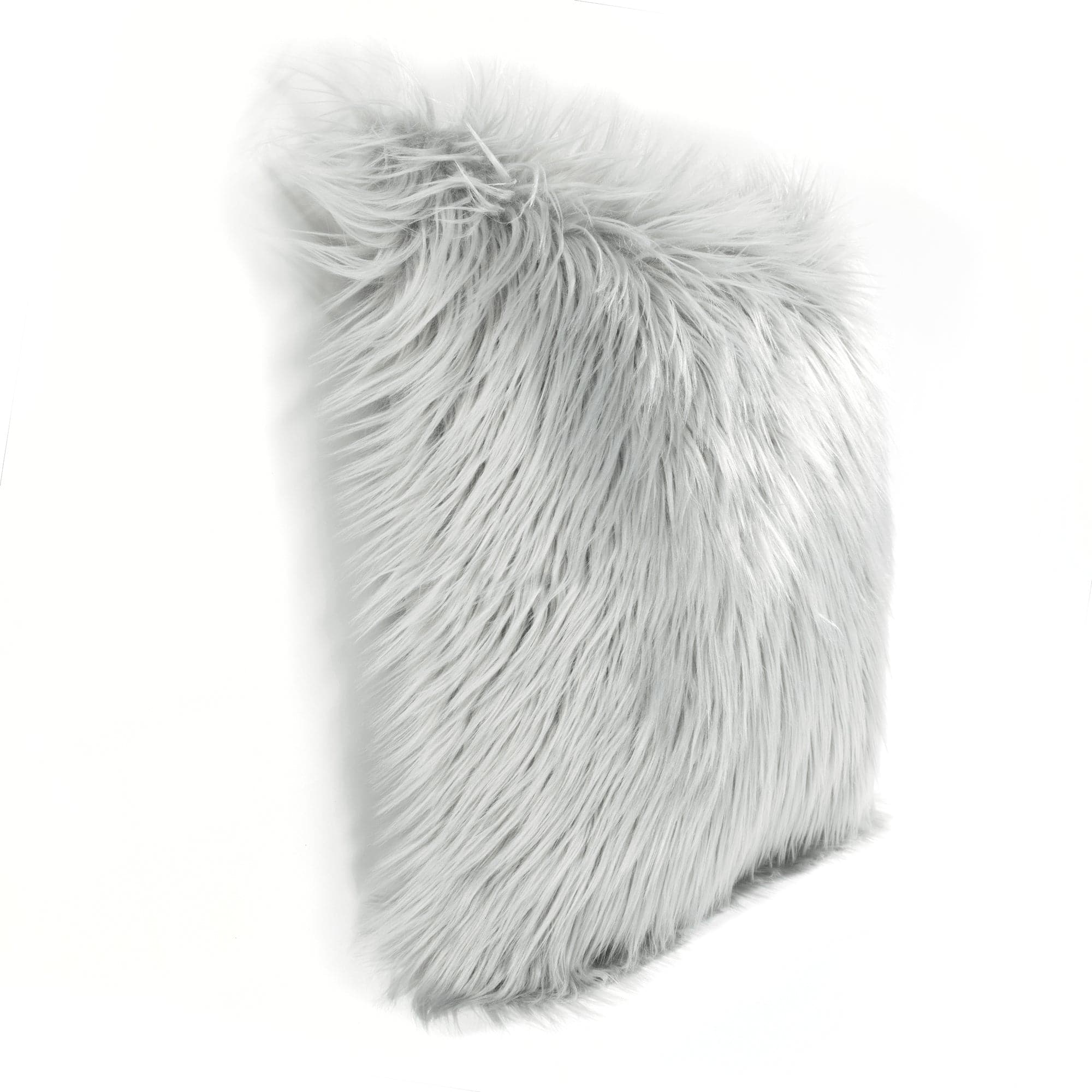 Soft Mongolian Luca Faux Fur Pillow Cover - Luxury Decorative Throw Pillow Case for Sofa, Bed, Couch - Cozy Home Decor for Living Room & Bedroom