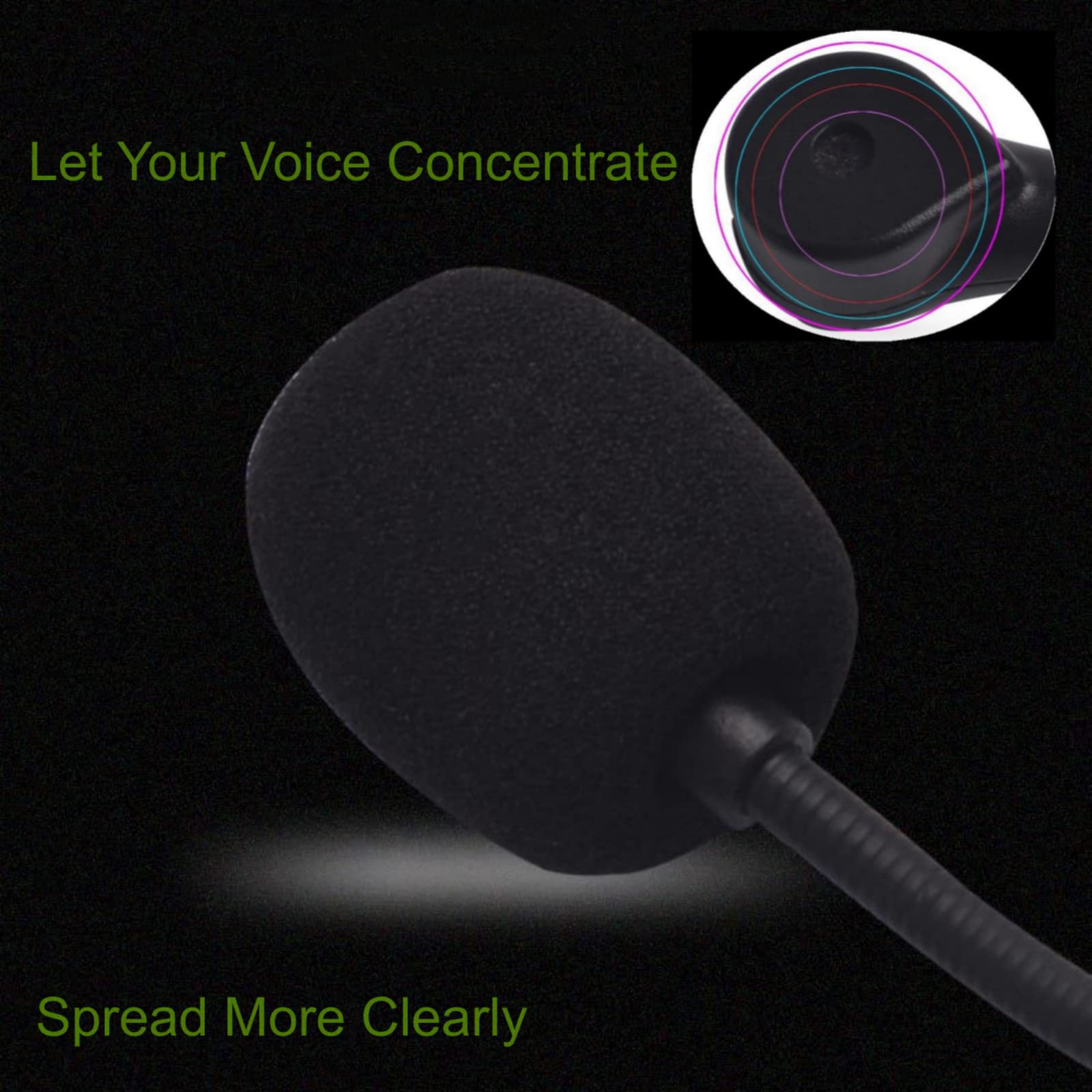 HyperX Cloud Alpha Gaming Headset Replacement Microphone - 3.5mm Detachable Boom Mic Compatible with PS4, Xbox One, Nintendo Switch & PC - Perfect for Online Gaming, Streaming & Voice Chat