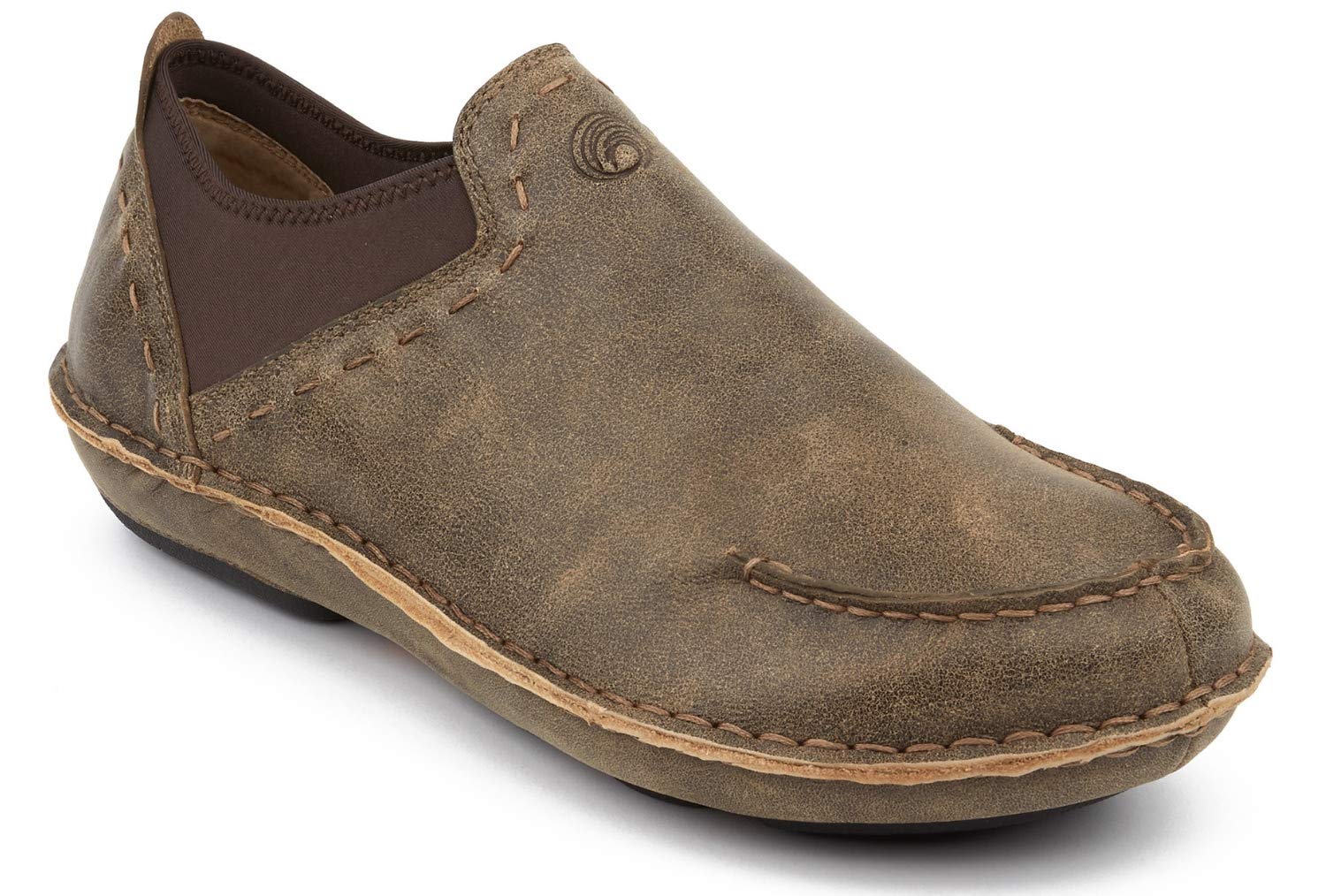 Tamarindo Boatslip Men's Leather Slip-On Loafers - Comfortable Casual Shoes for Men - Perfect for Beach, Vacation & Summer Outfits