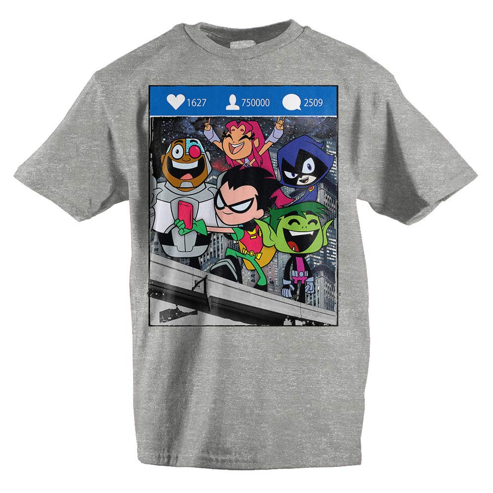 Youth Boys Teen Titans Go T-Shirt | DC Comics Graphic Tee | Cool Cartoon Apparel for Kids & Teens | Perfect for School, Parties & Superhero Fans