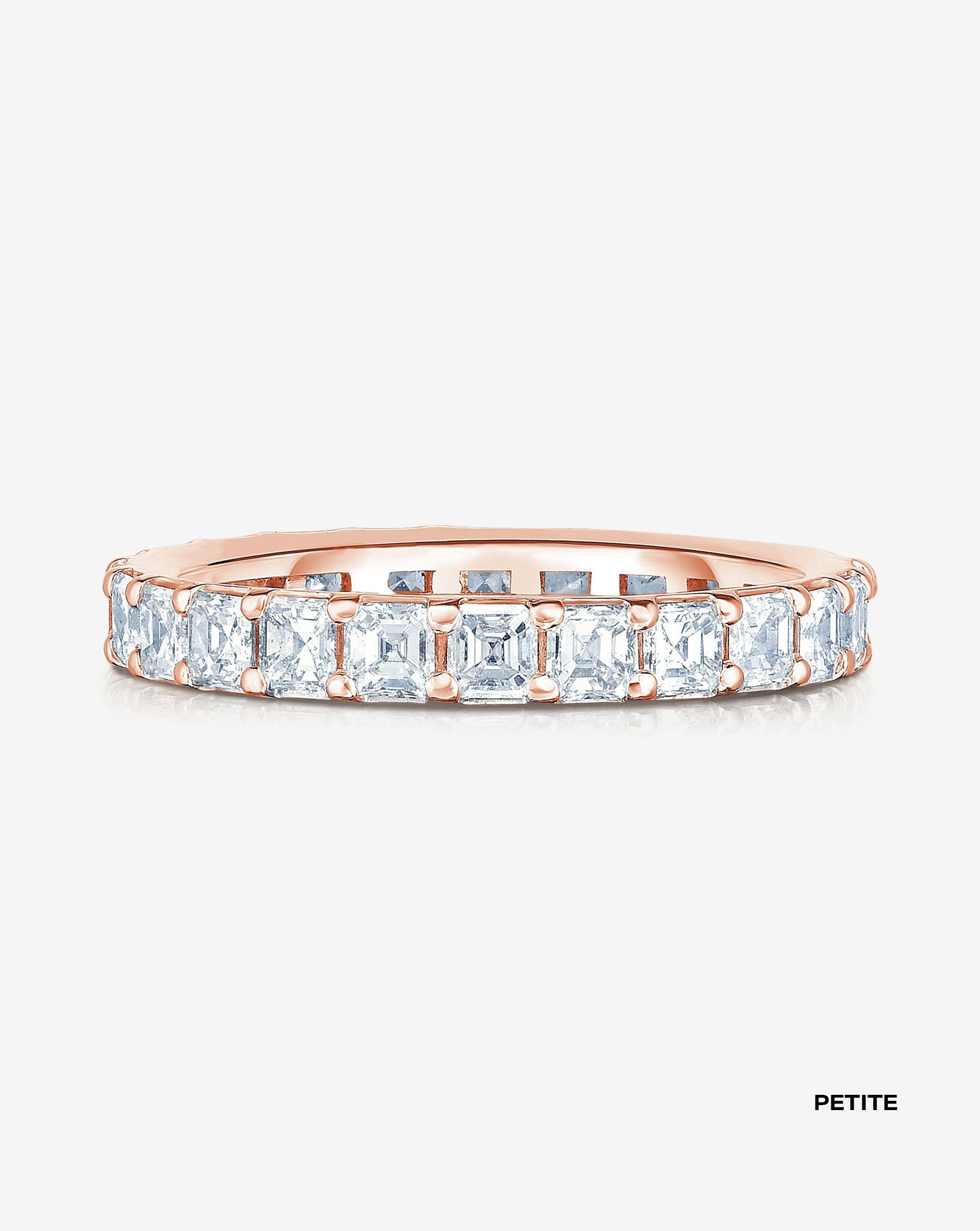 Exquisite Asscher Cut Diamond Eternity Band for Women - Perfect for Weddings, Anniversaries & Special Occasions