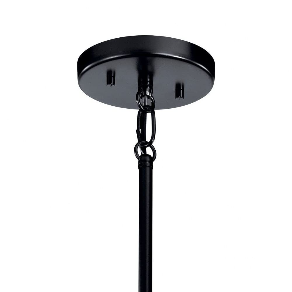 Modern Black Geometric Cube Pendant Light - Sleek Contemporary Ceiling Fixture for Dining Room, Kitchen Island & Living Room Decor