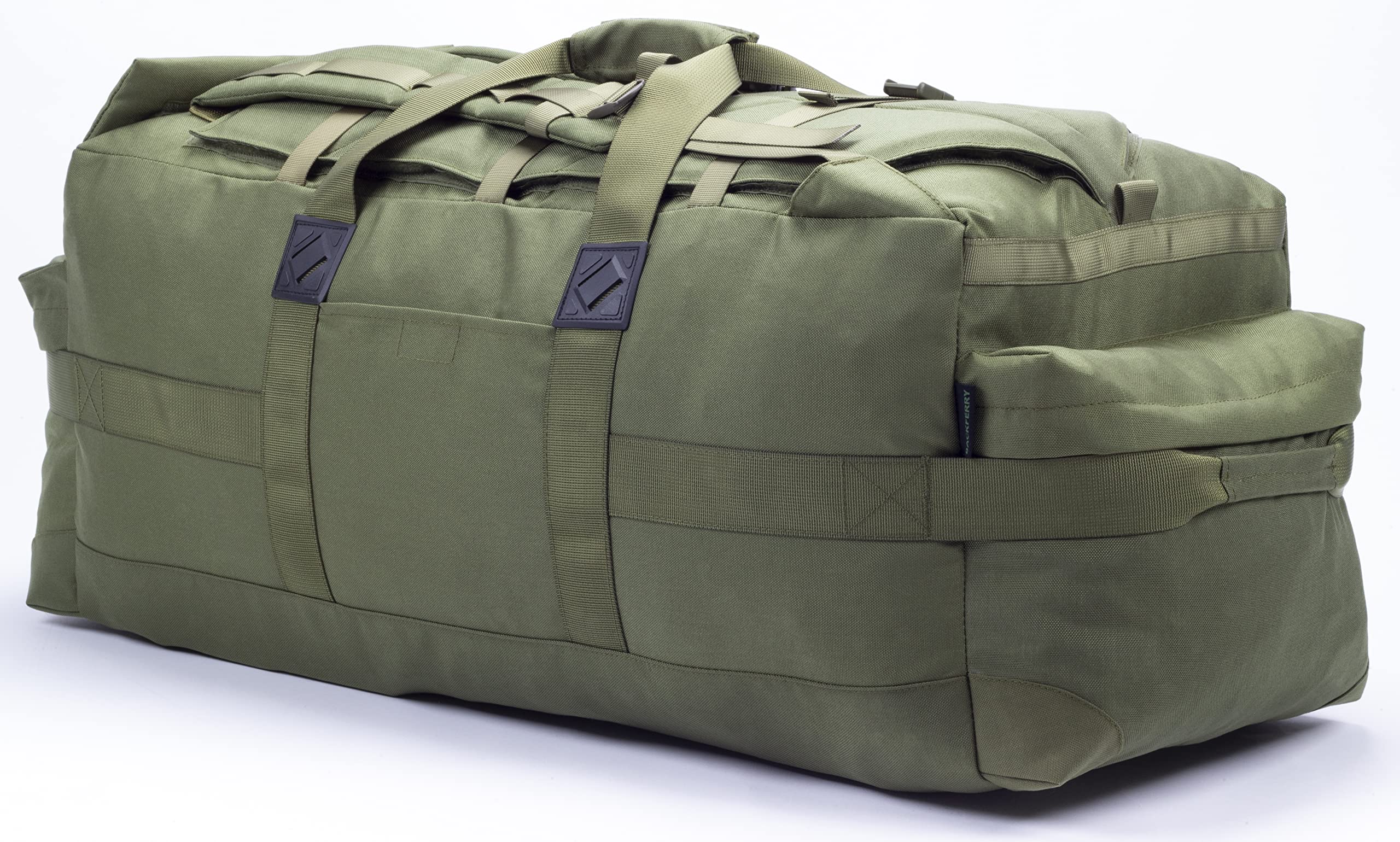 Backferry 85L Large Military Duffle Bag Backpack - Tactical Field Gear Equipment for Army Deployment, Olive Drab - Perfect for Camping, Hiking, Travel & Outdoor Adventures