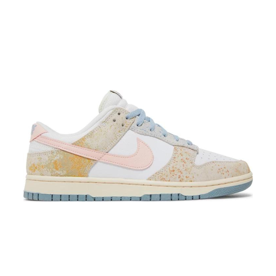 Nike Dunk Low Oxidized White Pink Blue Sneakers - Women's Casual Shoes for Running, Walking & Streetwear Fashion