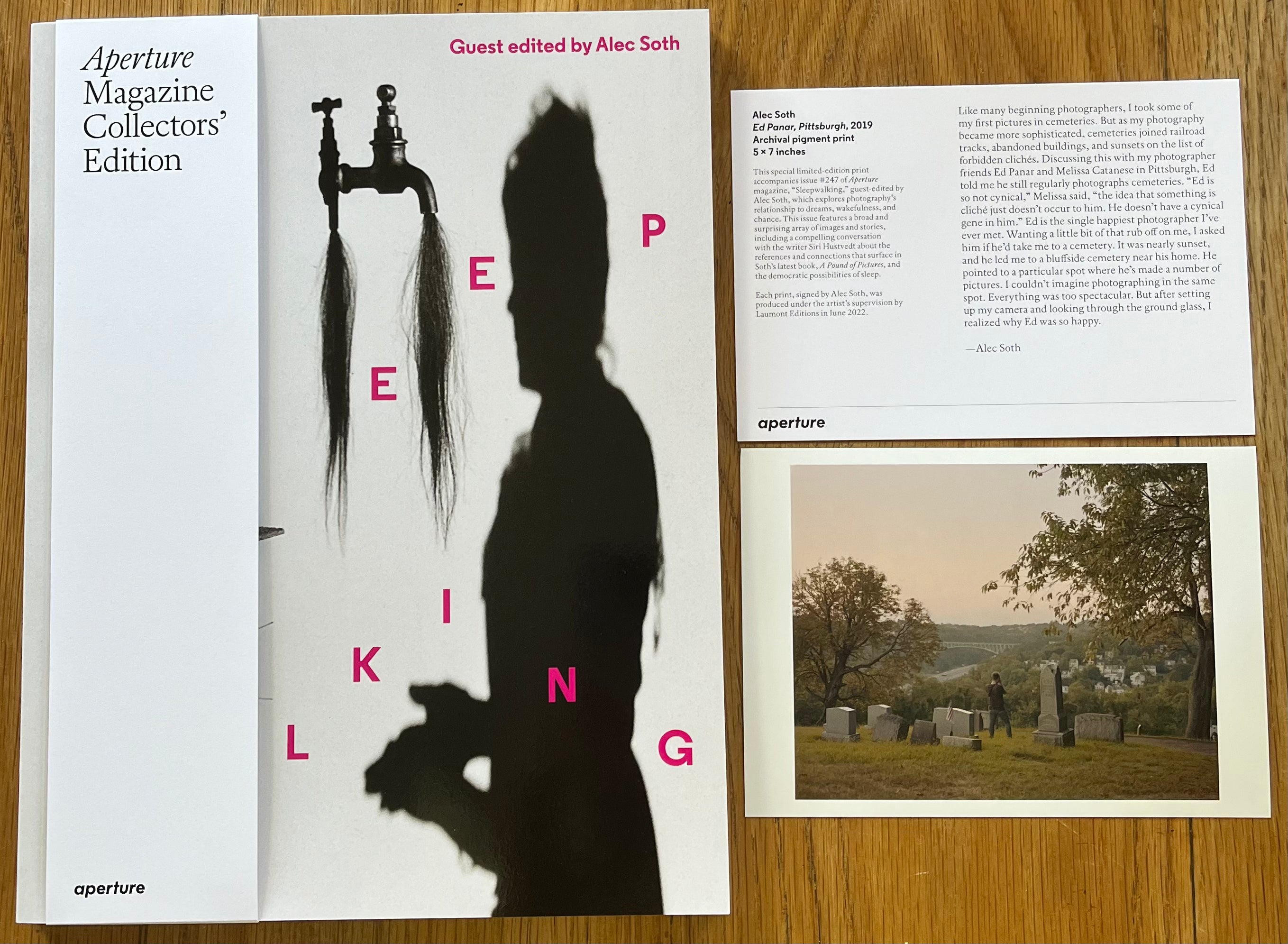 Aperture Magazine 'Sleepwalking #247' Collector's Edition by Alec Soth - Limited Edition Photography Art Book for Collectors & Enthusiasts - Perfect for Home Decor, Coffee Table Display & Photography Inspiration
