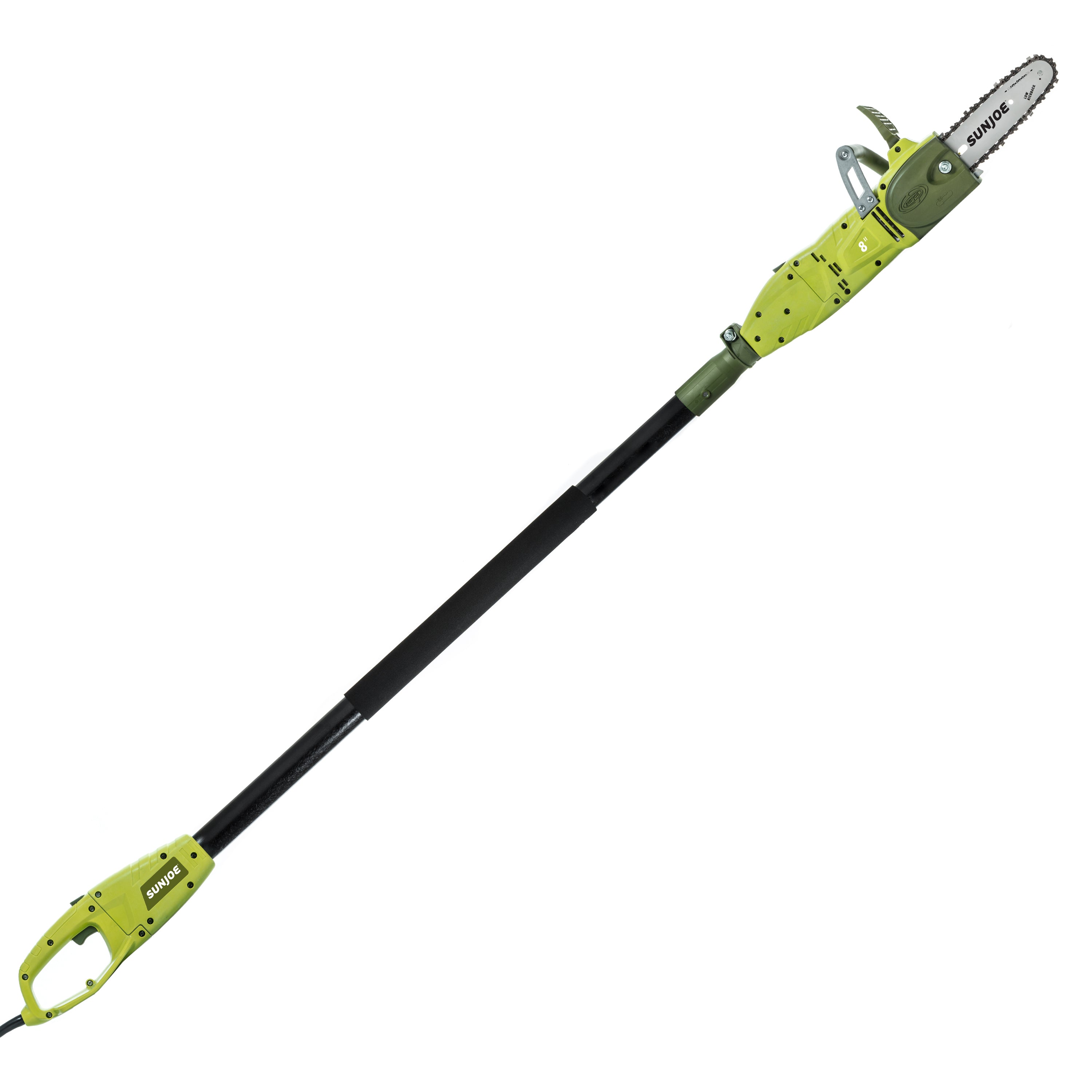 Sun Joe SWJ806E 2-in-1 Electric Convertible Pole Chain Saw - 8 Inch Bar, 8 Amp Motor for Tree Trimming & Pruning | Perfect for Yard Maintenance & Landscaping