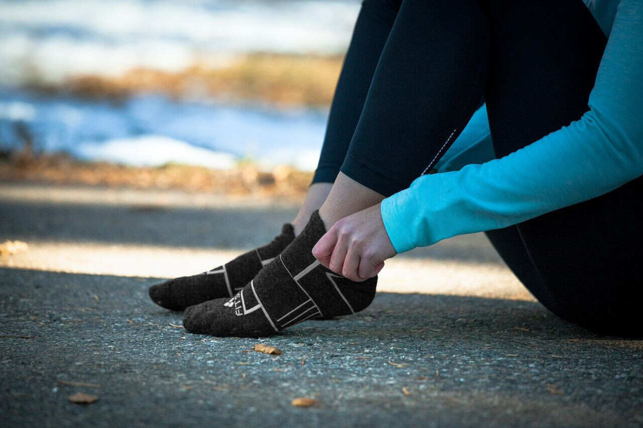 ISW Isolwool No Show Running Socks - 3 Pair Pack for Men & Women - Moisture Wicking, Breathable & Odor Resistant - Perfect for Gym, Jogging & Daily Wear