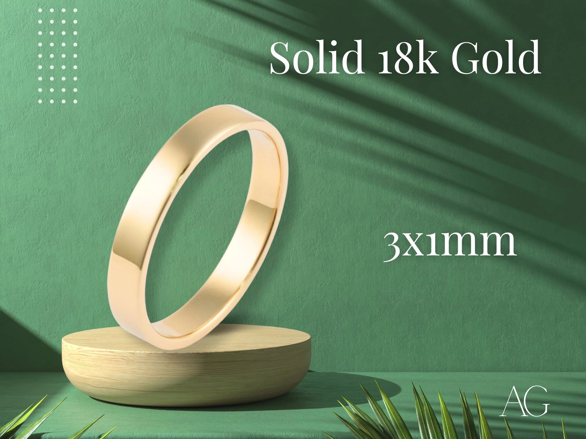 Essence Linea 3mm Minimalist Ring - Thin Balanced Line Gold/Silver Stackable Ring for Women | Perfect for Everyday Wear, Layering & Special Occasions