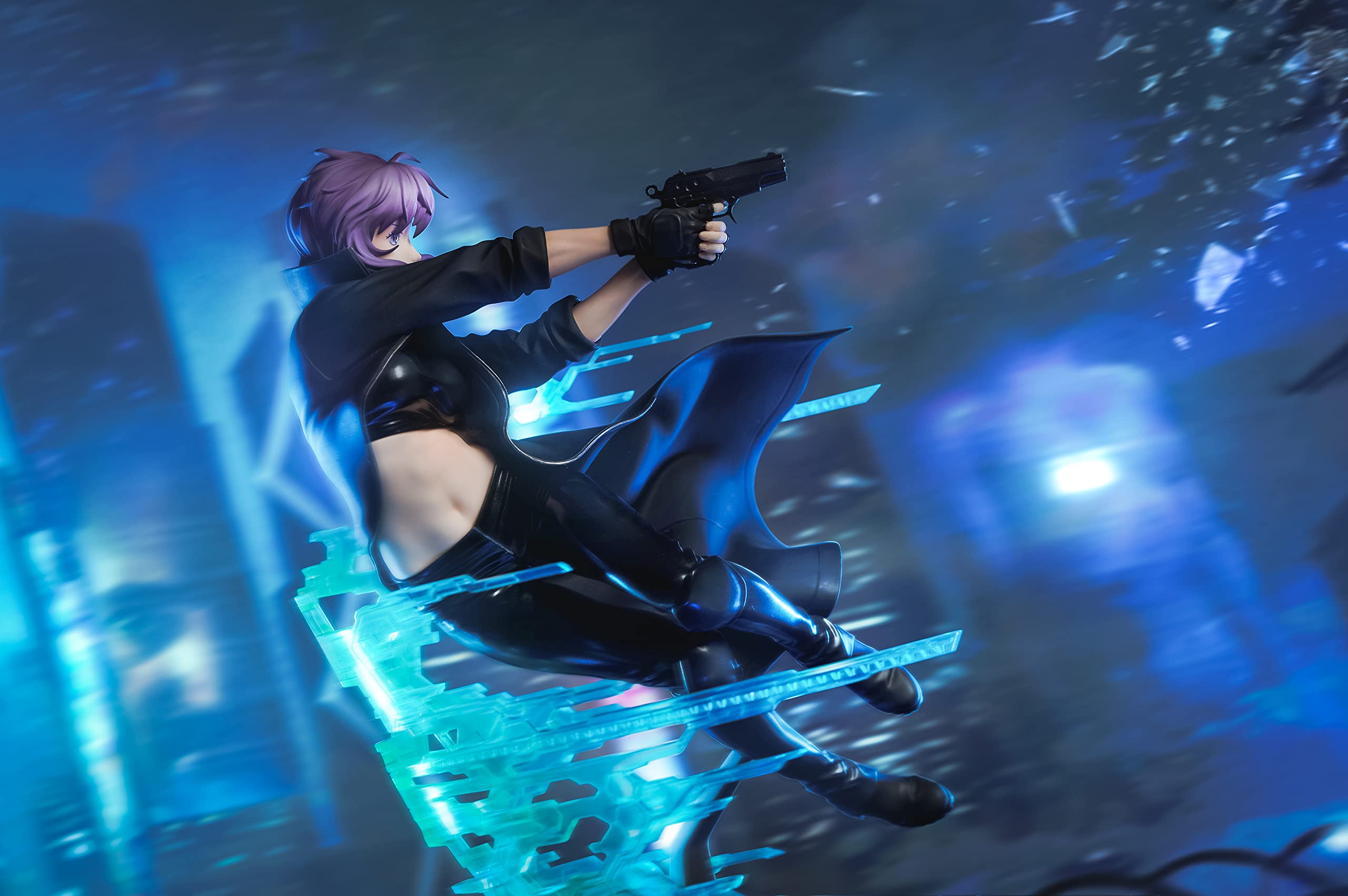 Ghost in The Shell: Stand Alone Complex 2nd GIG - Motoko Kusanagi 1:7 Scale PVC Figure - Anime Collectible for Fans & Display - Perfect for Home, Office, or Gaming Room Decor