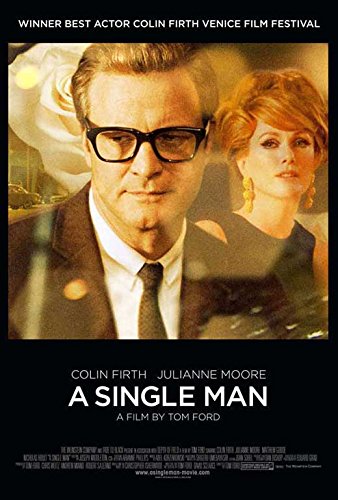 Single Man Movie Poster 27x40 Inches - Vintage Film Wall Art for Home Theater, Office & Movie Room Decor