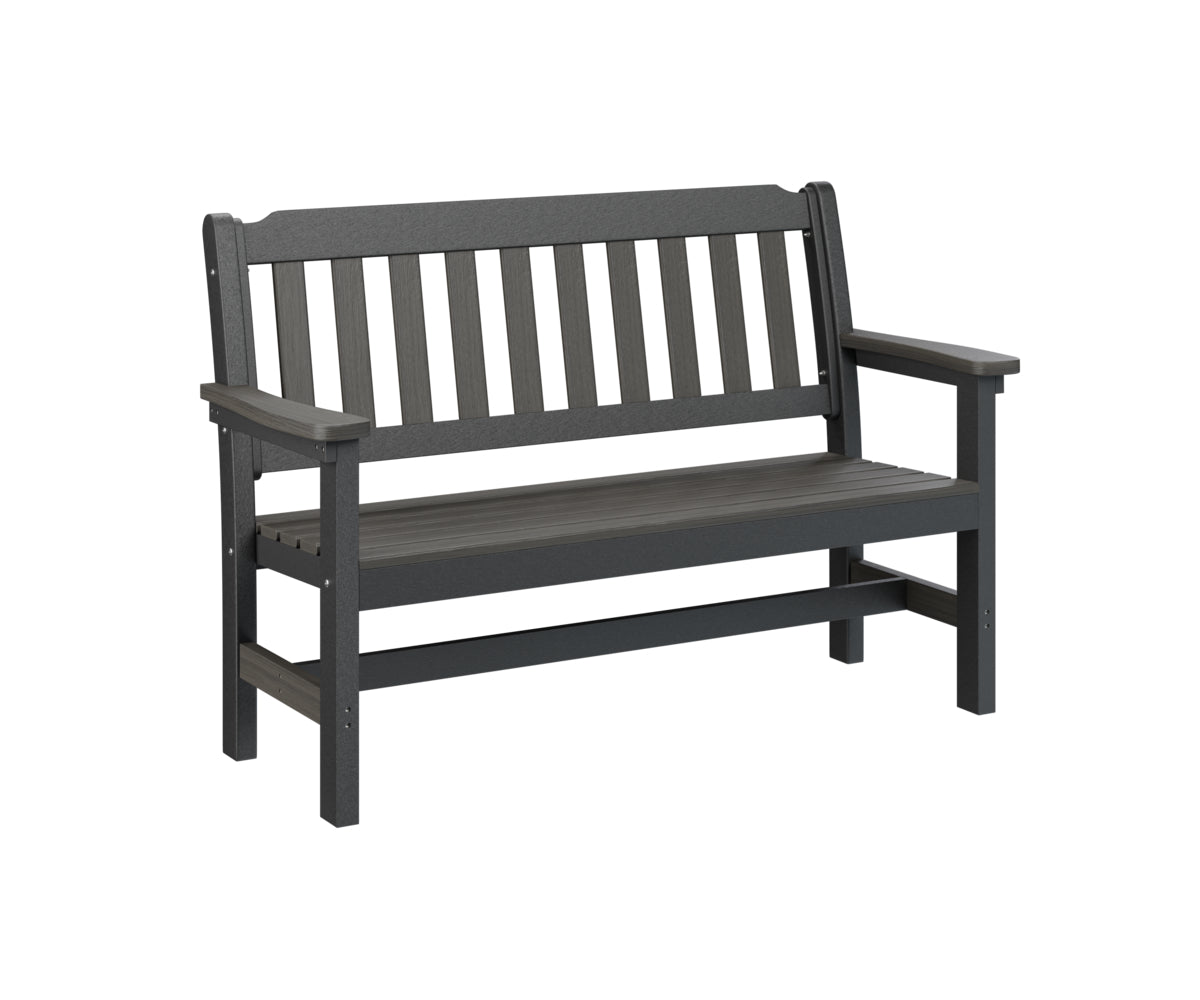 Berlin Gardens Outdoor Garden Bench - Heavy Duty Weather-Resistant Wooden Bench for Patio, Backyard, and Garden Seating - Perfect for Relaxing and Entertaining Guests