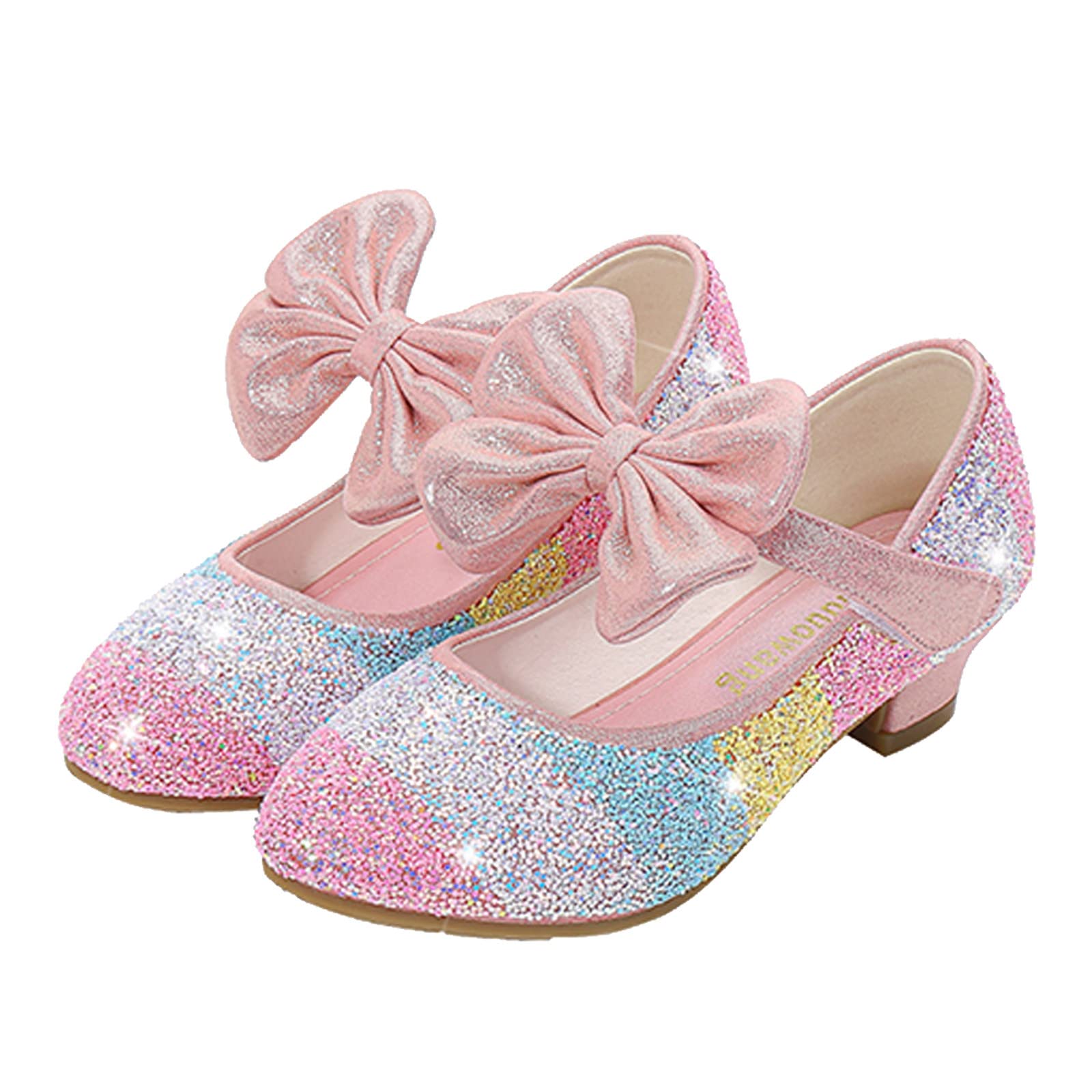 **Sparkly Toddler Sandals for Girls - Sequin Rhinestone Bow Baby Princess Shoes for Summer, Dance & Party - Pearl Bling Infant Sandals for Toddlers & Kids**    *(Perfect for Beach, Birthday Parties, Dance Recitals & Special Occasions)*