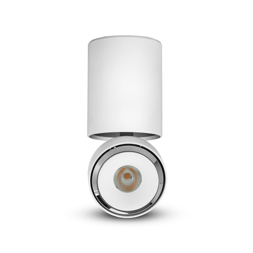 VONN ORBIT VMCL000701A020WH White LED Adjustable Surface Mount Downlight - Perfect for Kitchen, Living Room & Bedroom Lighting