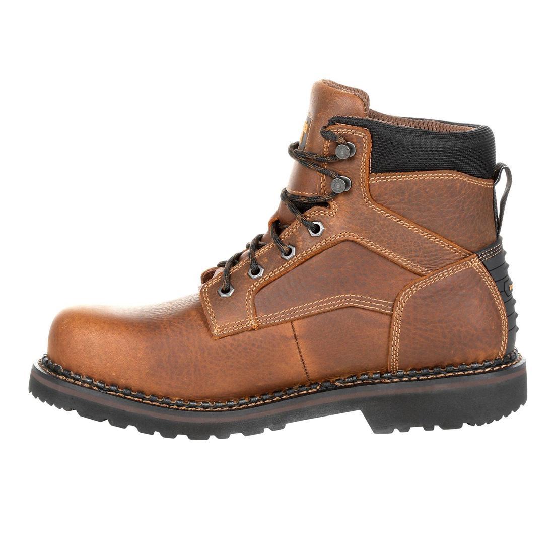 Georgia Giant Revamp Steel Toe Waterproof Work Boots for Men - Heavy Duty Safety Shoes for Construction, Warehouse & Outdoor Work