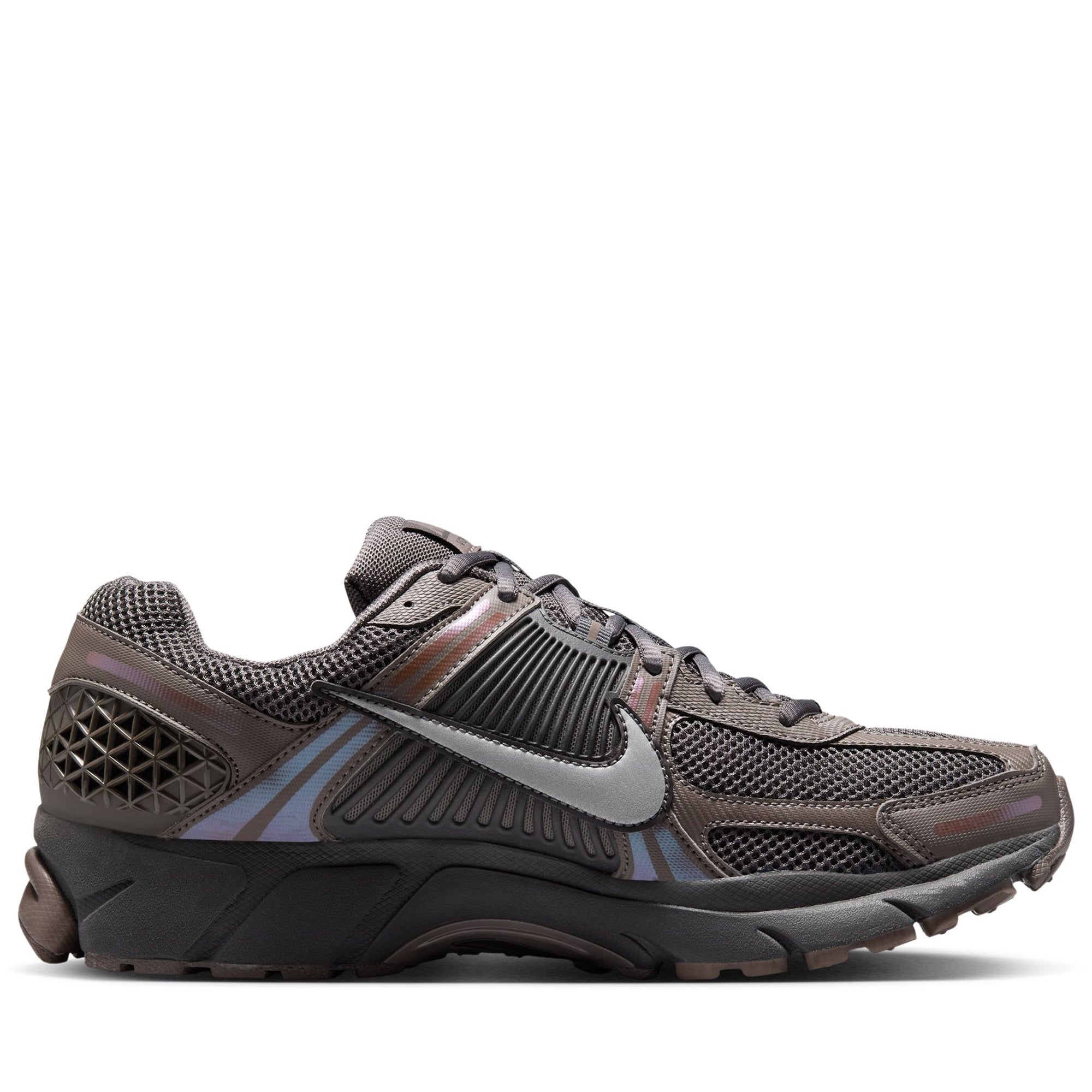 Nike Zoom Vomero 5 Running Shoes for Men - Cave Stone/Metallic Silver - Lightweight Cushioned Sneakers for Jogging, Gym Workouts & Daily Wear