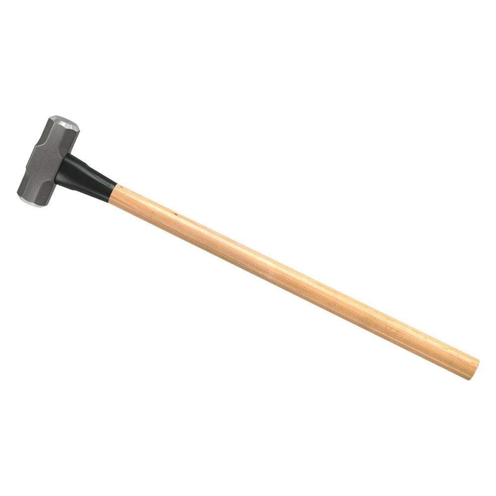 Bon Lancer 8 lb 36-Inch Wood Handle Sledge Hammer - Heavy Duty Forging & Demolition Tool - Perfect for Construction, Blacksmithing & Home Renovation Projects