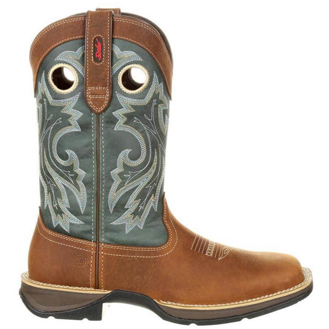 Rebel Pull On Western Boots - Saddlehorn & Clover Design - Comfortable Cowboy Boots for Men & Women | Perfect for Rodeo, Country Dancing & Western Fashion