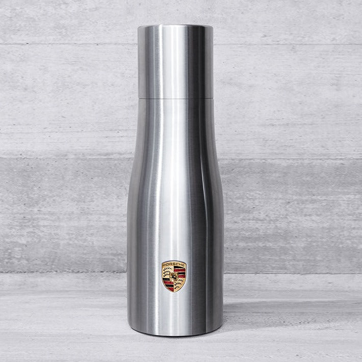 Porsche Stainless Steel Insulated Thermos Bottle - 20oz Vacuum Insulated Water Bottle for Hot & Cold Drinks - Perfect for Travel, Gym, Office & Outdoor Activities