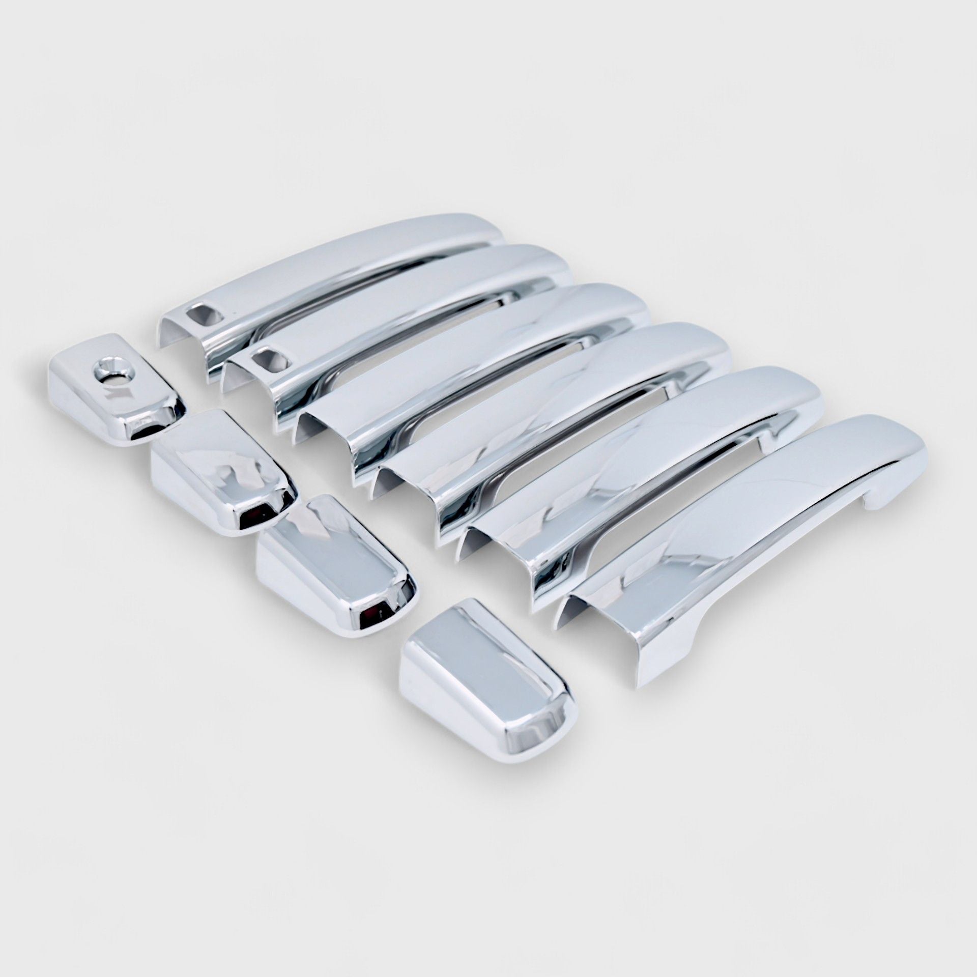 Chrome Door Handle Cover with Smart Key - DH330 | Secure & Stylish Home Upgrade for Front Doors & Entryways