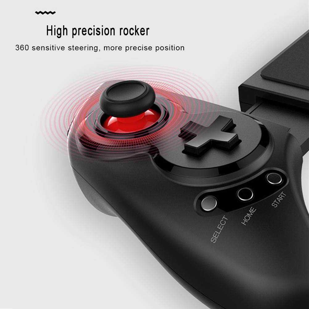 Wireless Bluetooth Game Controller - Telescopic Mobile Phone Gamepad Joystick for Android/iOS, Compatible with Smartphone/Tablet/PC - Perfect for Gaming on the Go, Travel & Home Entertainment